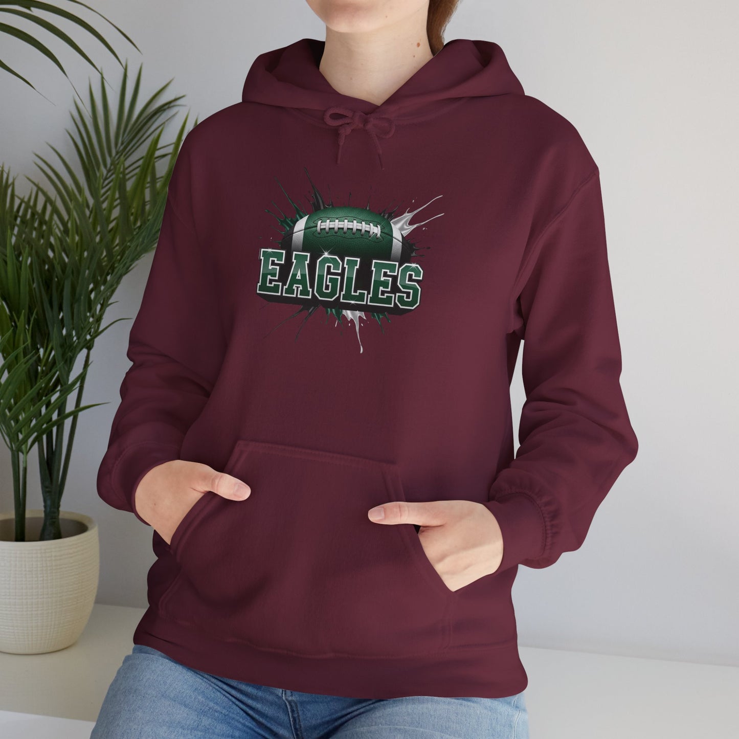 Philadelphia Football Hoodie, Philadelphia Team Hoodie, Football Gift for Philadelphia Fans, Game Day Sports Fan Apparel, Football Fan Gift