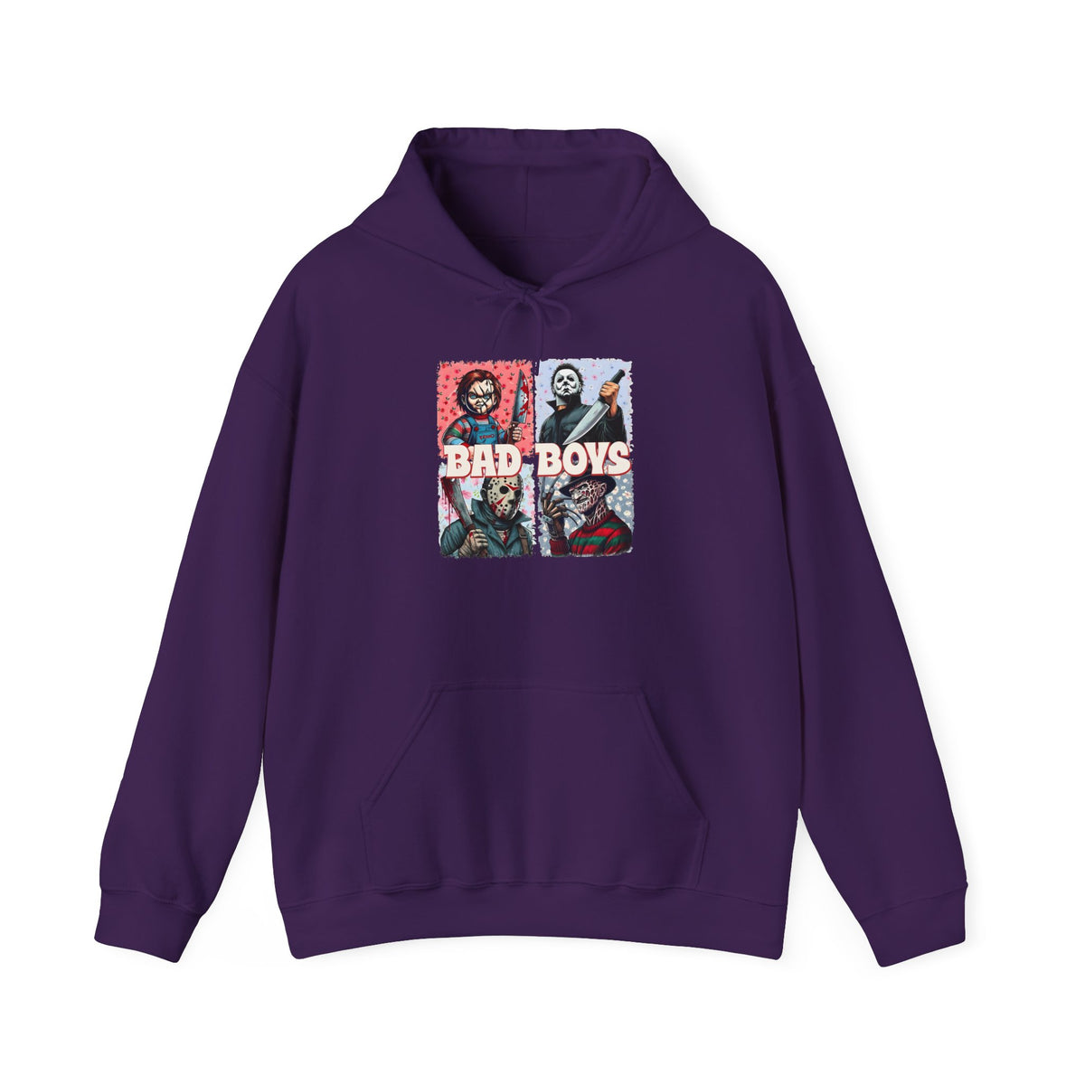 Horror Movie Villains Halloween Bad Boys Unisex Hoodie, Scary Movie Pullover, Horror Movie Sweatshirt, Halloween Costume Hoodie