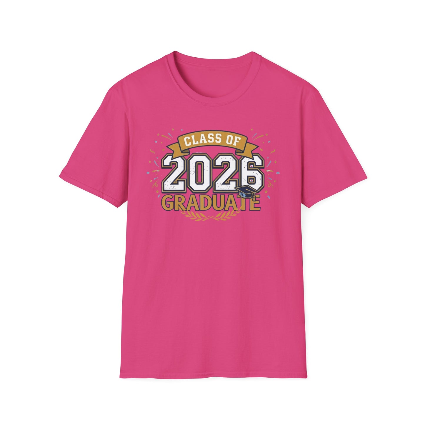 Class of 2026 Graduate T-Shirt – Graduation Gift Tee, Senior 2026 Shirt, High School or College Grad Celebration Apparel
