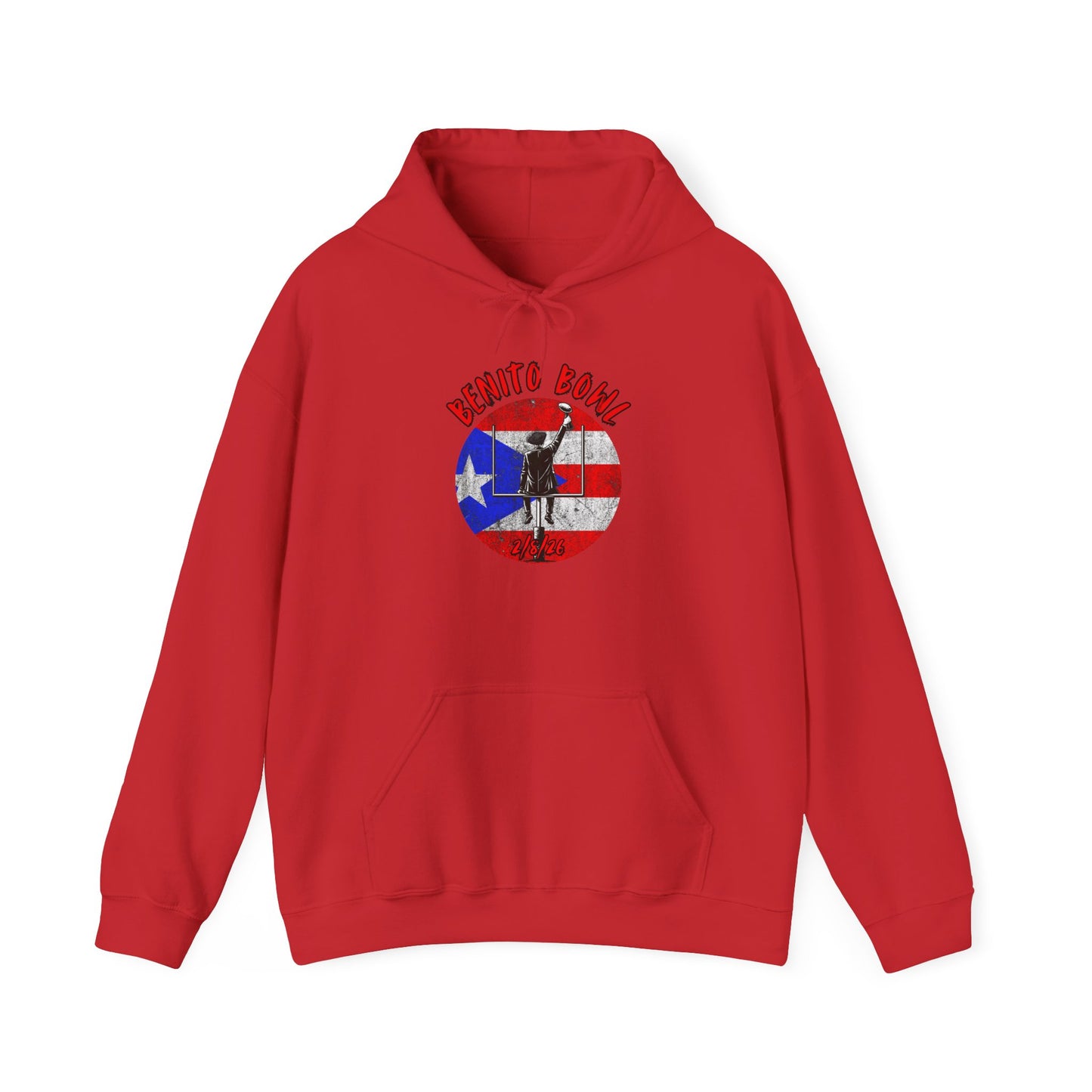 Benito Bowl 2/8/26 Puerto Rico Heritage Hoodie, Boricua Pride Football Fan gift