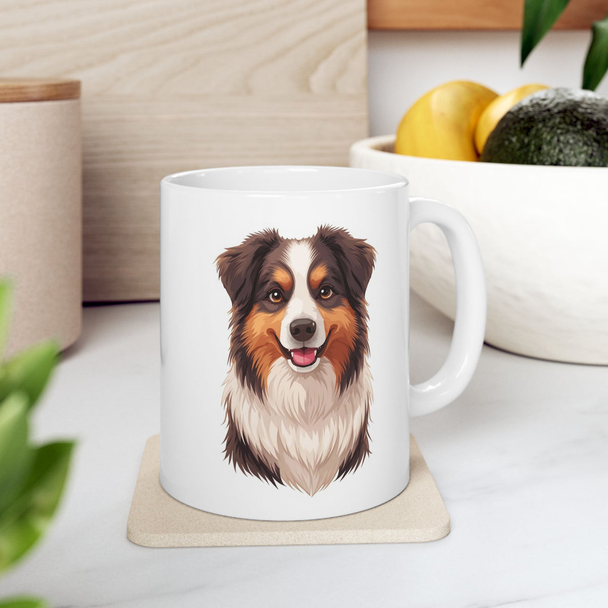 Australian Shepherd Coffee Mug, Aussie Dog Mug, Dog Lover Mug, Pet Parent Gift, Aussie Mom Dad Cup 11oz or 15oz, Dog Lover Gift