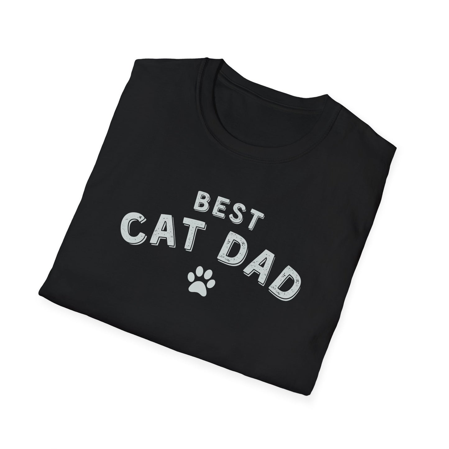 Best Cat Dad T-Shirt – Funny Cat Lover Shirt for Men, Cat Dad Gift Tee, Pet Owner Graphic Shirt