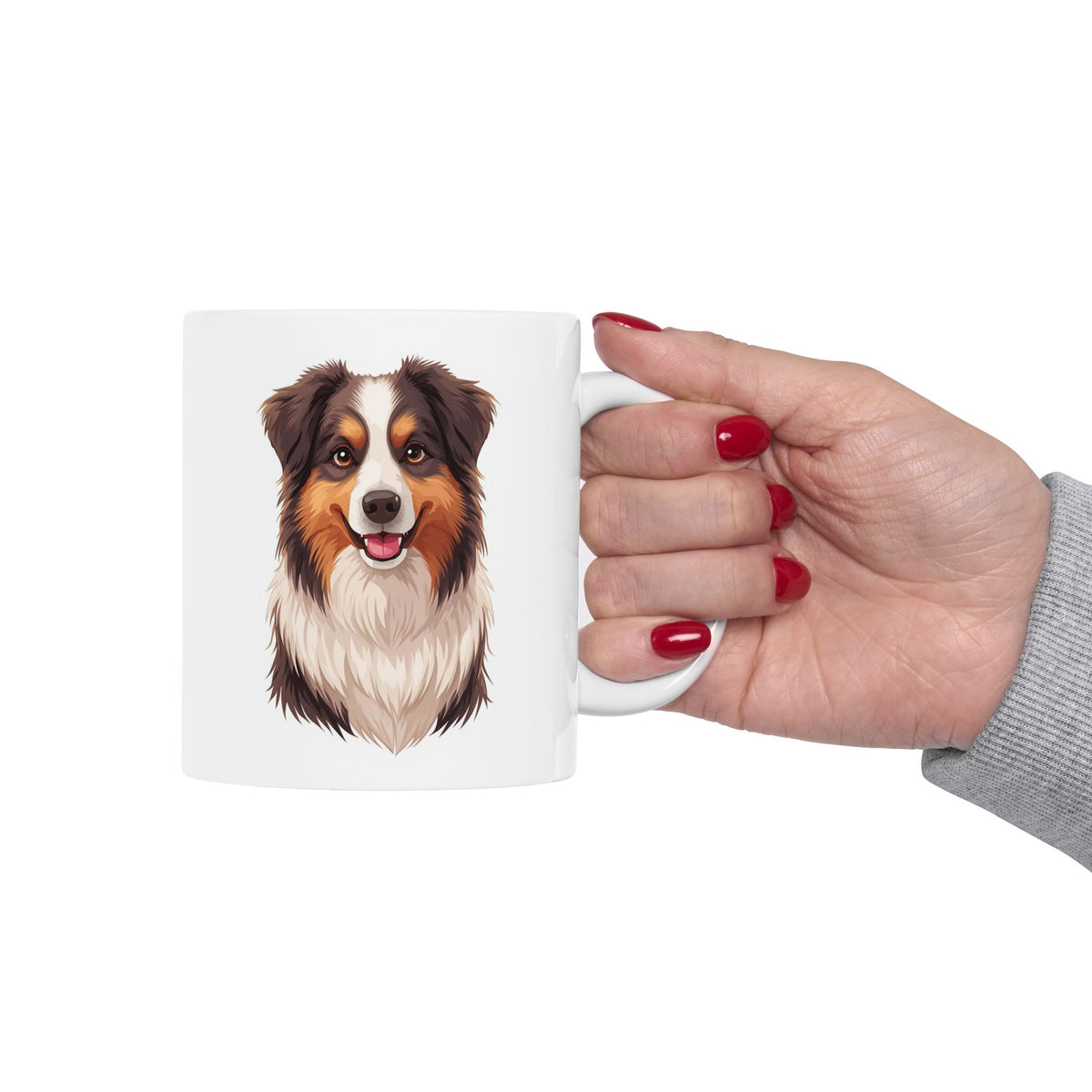 Australian Shepherd Coffee Mug, Aussie Dog Mug, Dog Lover Mug, Pet Parent Gift, Aussie Mom Dad Cup 11oz or 15oz, Dog Lover Gift