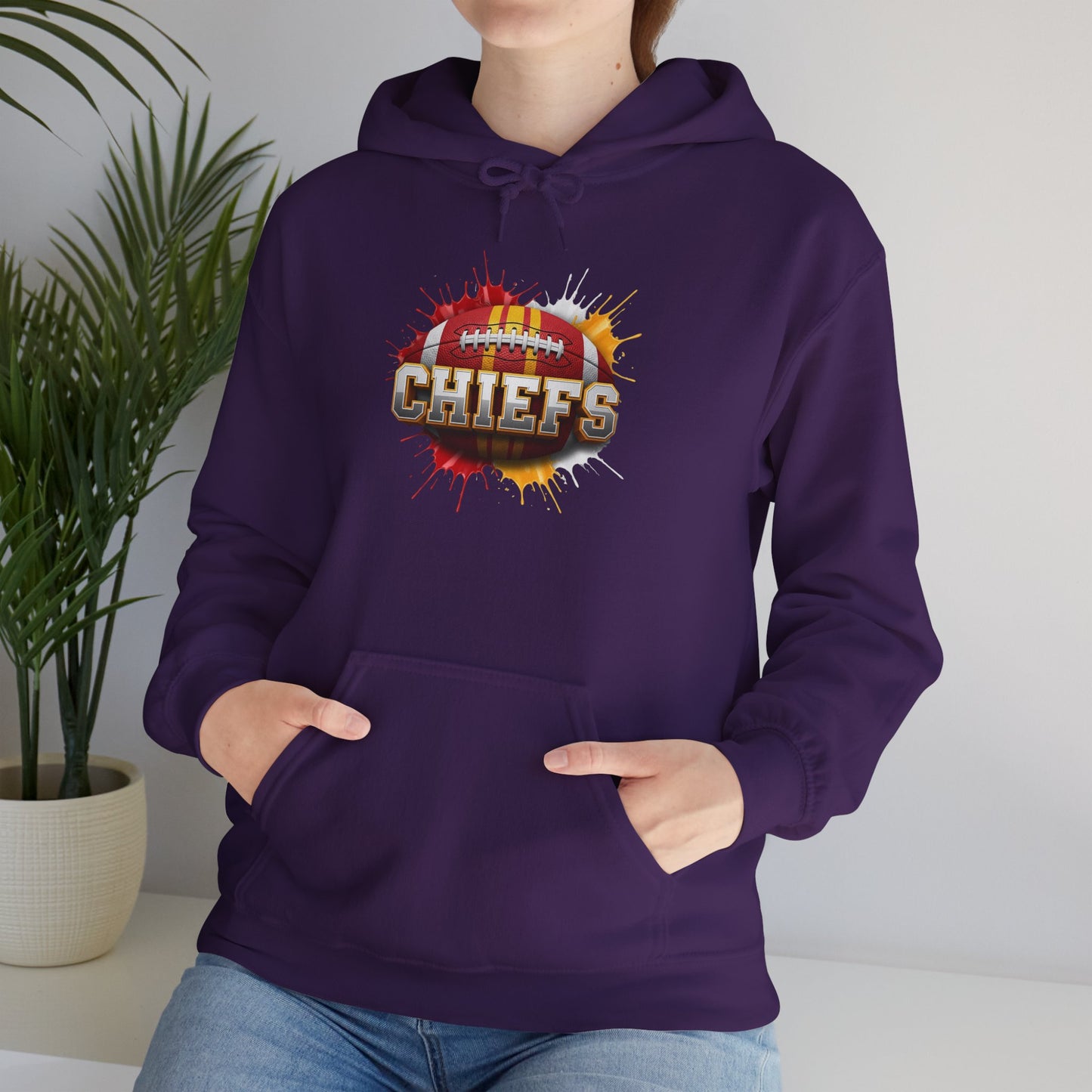 Kansas City Football Hoodie, Kansas CityTeam Hoodie, Football Gift for Kansas City Fans, Game Day Sports Fan Apparel, Football Fan Gift