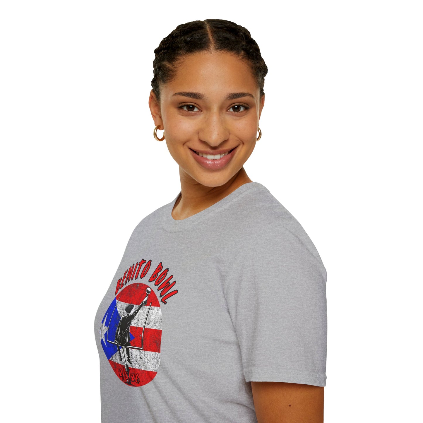 Benito Bowl 2/8/26 T-Shirt – Puerto Rico Heritage Tee, Boricua Pride Football Fan Shirt
