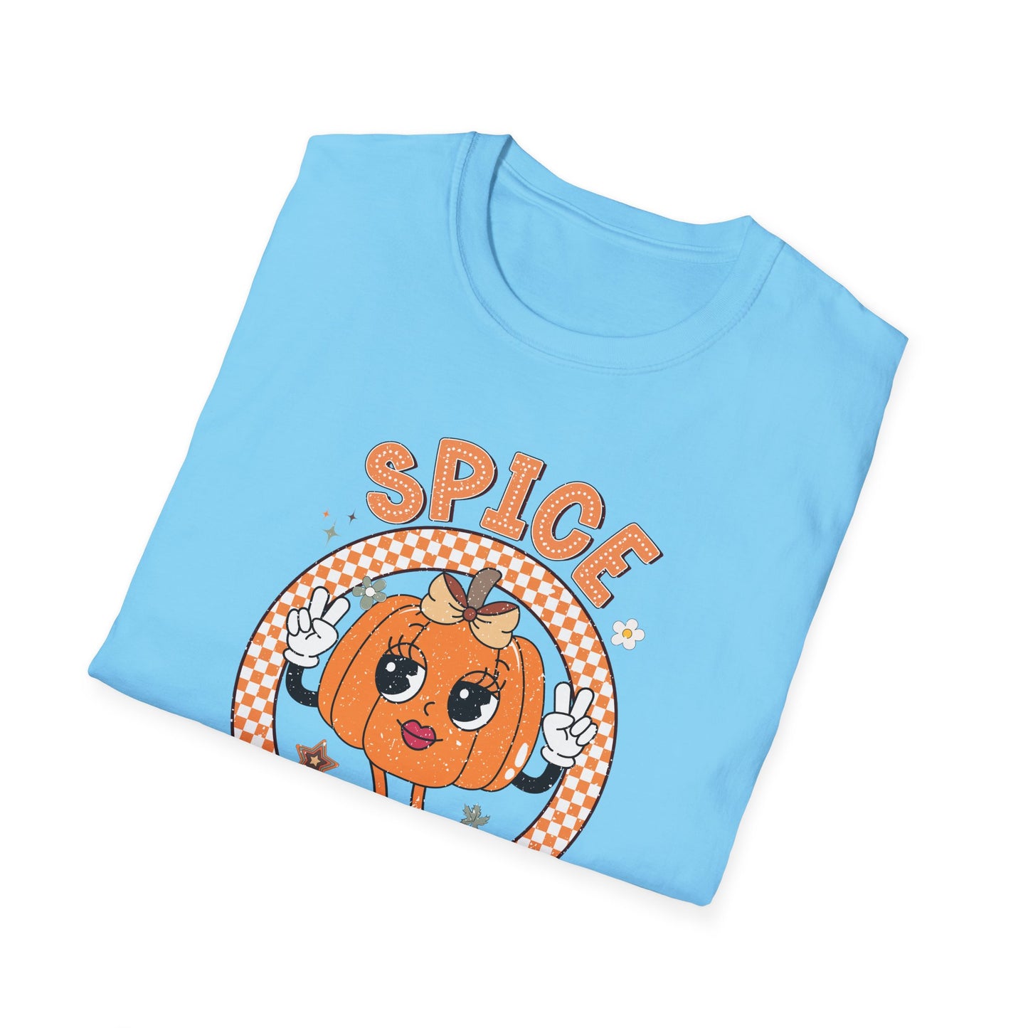 Spice Girl Pumpkin Fall T-Shirt - Cute Women's Autumn Tee, Thanksgiving Shirt, Lady Pumpkin Spice Girl Tee, Cozy Fall Tee for Her
