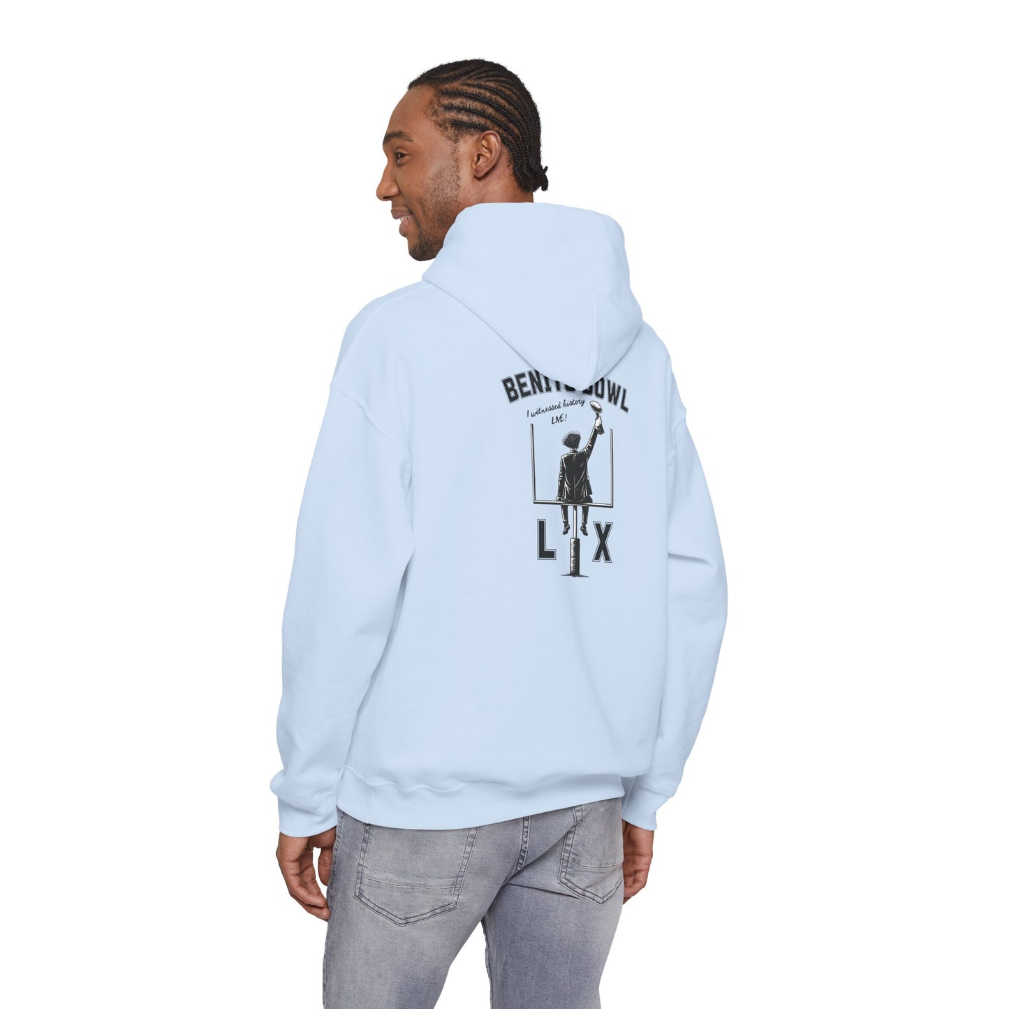 Benito Bowl Witnessed History Live LX Halftime Hoodie, Football Fan Gift, Benito Hoodie, Puerto Rico Boricua Heritage