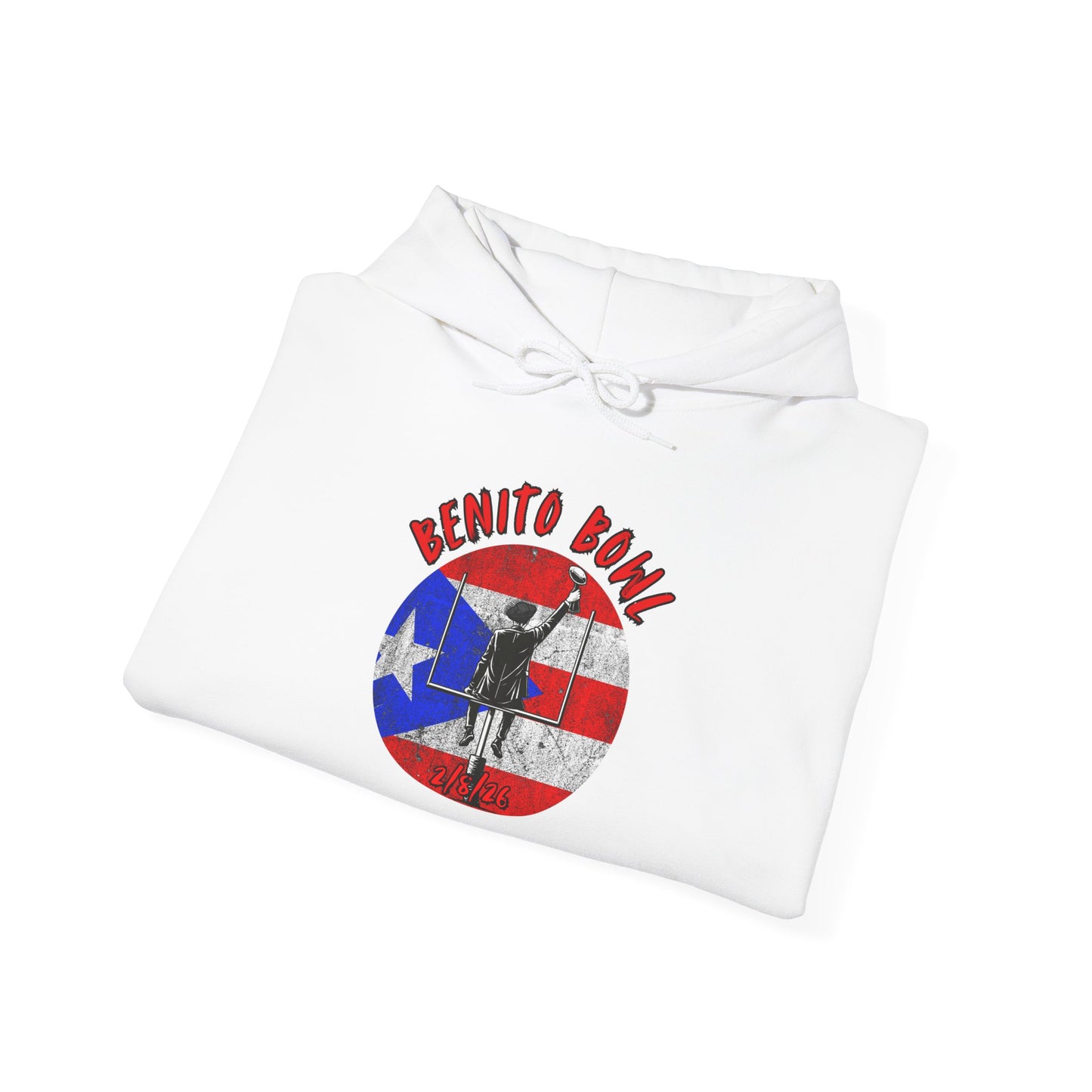 Benito Bowl 2/8/26 Puerto Rico Heritage Hoodie, Boricua Pride Football Fan gift