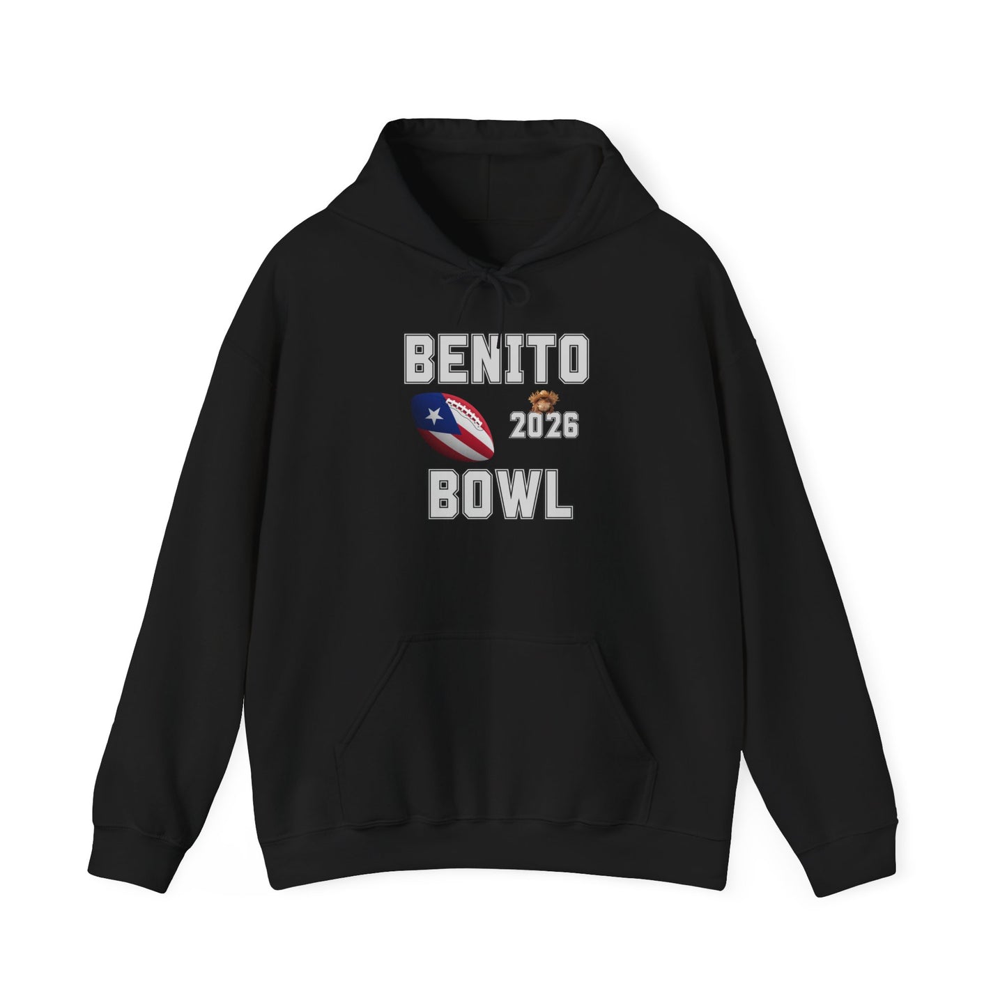 Benito Bowl Halftime Shirt 2026 Hoodie, Benito Bowl Hooded Sweatshirt, Football Fan Gift, Puerto Rico Heritage Hoodie, Boriqua Pride Gift