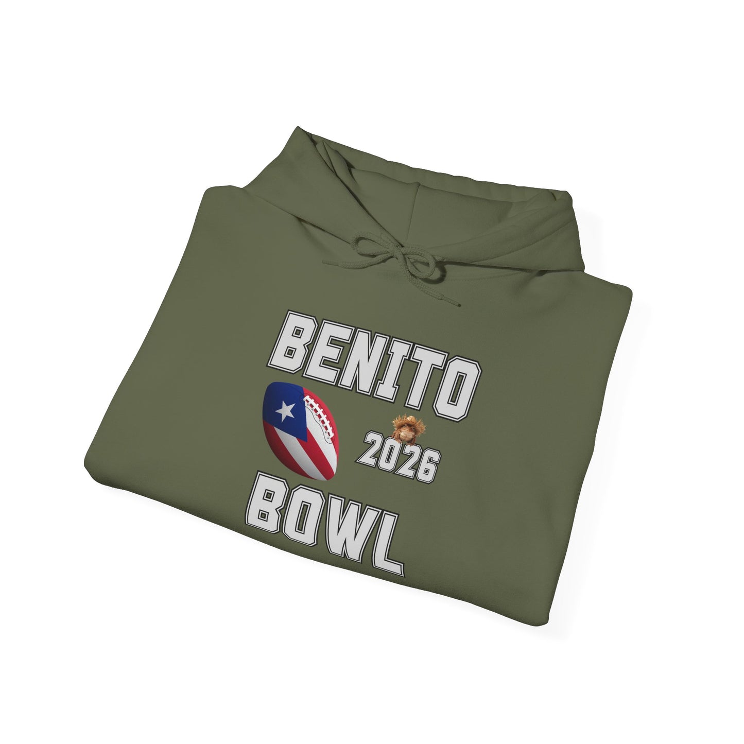 Benito Bowl Halftime Shirt 2026 Hoodie, Benito Bowl Hooded Sweatshirt, Football Fan Gift, Puerto Rico Heritage Hoodie, Boriqua Pride Gift
