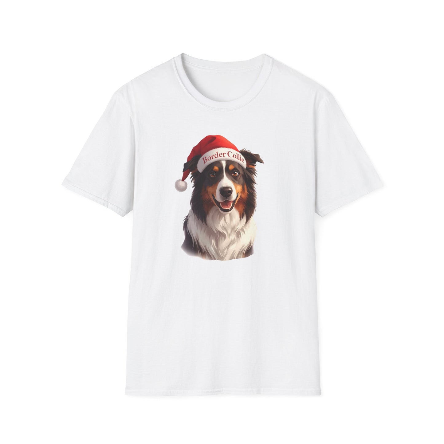 Border Collie Dog Portrait Shirt – Border Collie Dog Lover Gift, Cute Dog Mom Tee, Dog Dad Shirt, Pet Breed Apparel