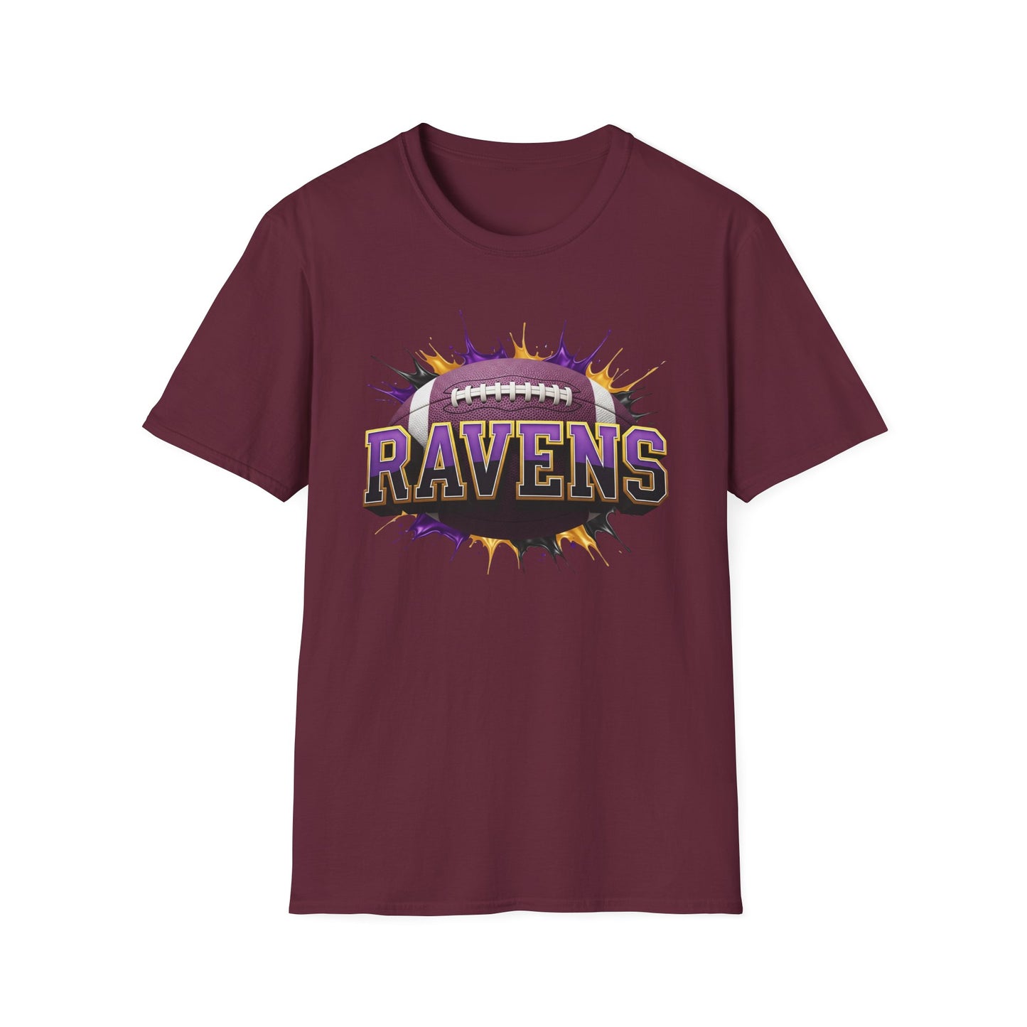 Baltimore Football Unisex T-Shirt, Baltimore Team Tee, Football Gift for Baltimore Fans, Game Day Shirt, Sports Fan Apparel Football Tee