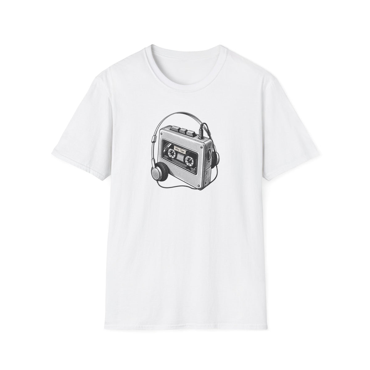 Cassette Tape Shirt, Retro Cassette Player T-Shirt, Mixtape Tee, Vintage Audio Shirt, Music Lover Gift