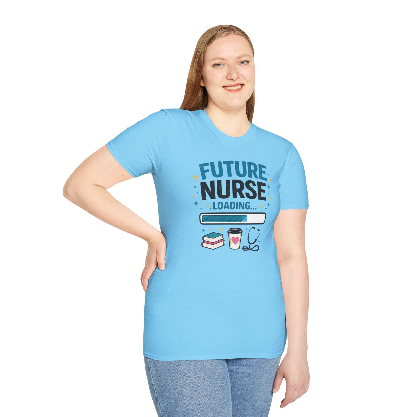 Future Nurse Loading Shirt – Funny Nursing Student T-Shirt, RN School Gift, Nursing School Graduation Tee, Nurse Student Gift Idea