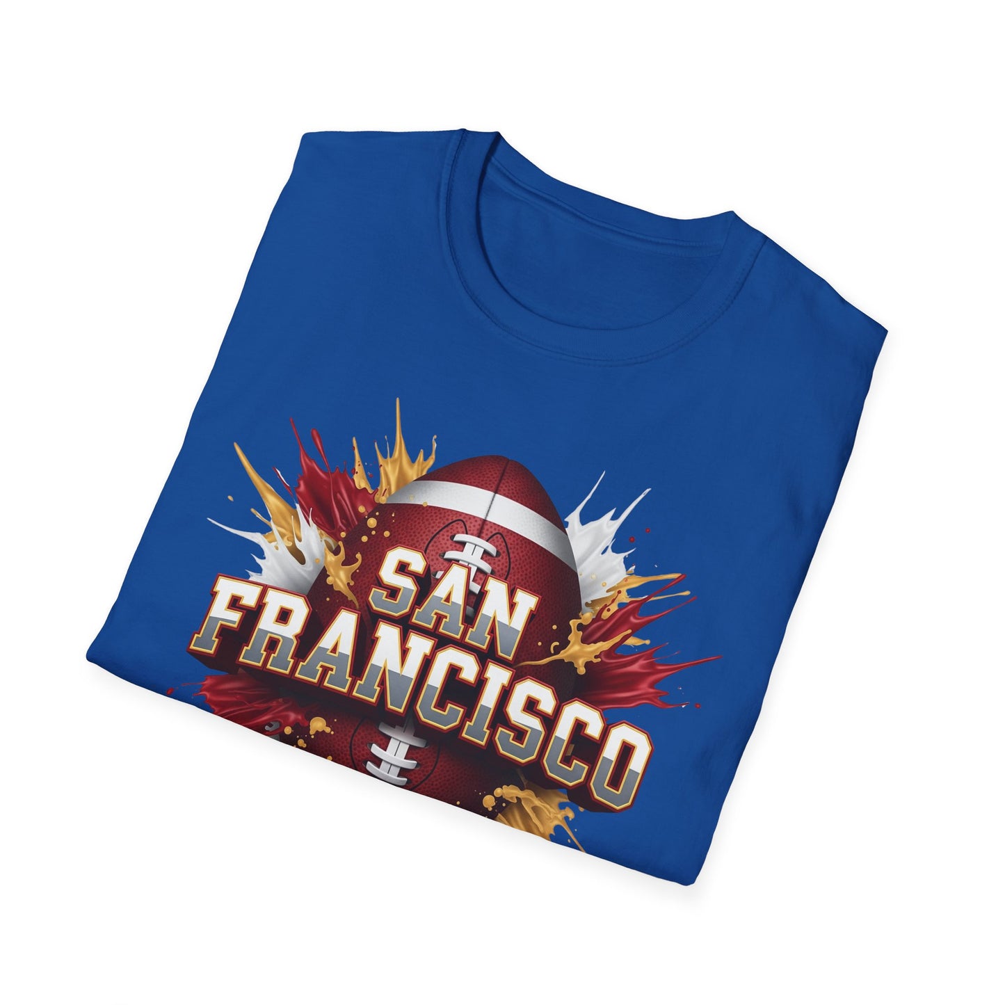 San Francisco Football Unisex T-Shirt, San Francisco Team Tee, Football Gift for San Francisco Fans, Game Day Shirt, Sports Fan Apparel