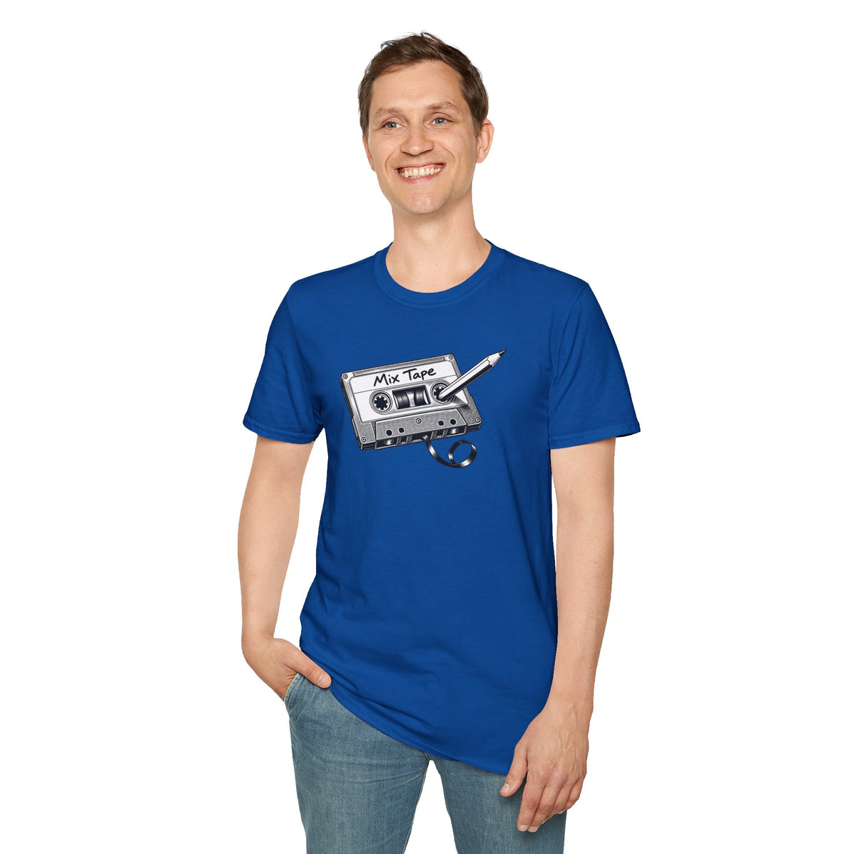 Retro Cassette Shirt, Vintage Music T-Shirt, Analog Audio Tee, Old School Music Lover Gift