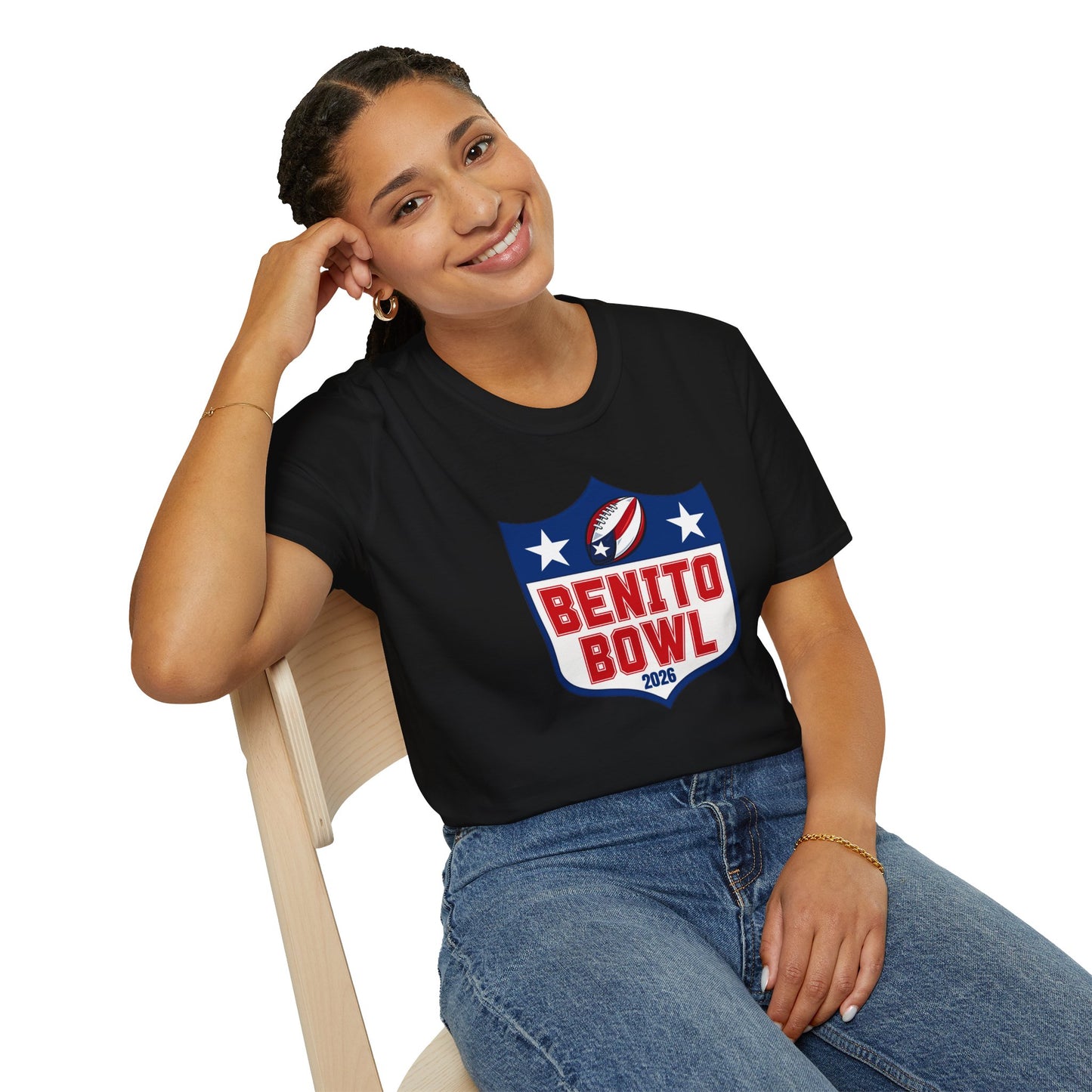 Benito Bowl 2026 Football T-shirt, Benito Bowl Shirt, Football Fan Gift, Puerto Rico Boricua Heritage Culture Pride Tee
