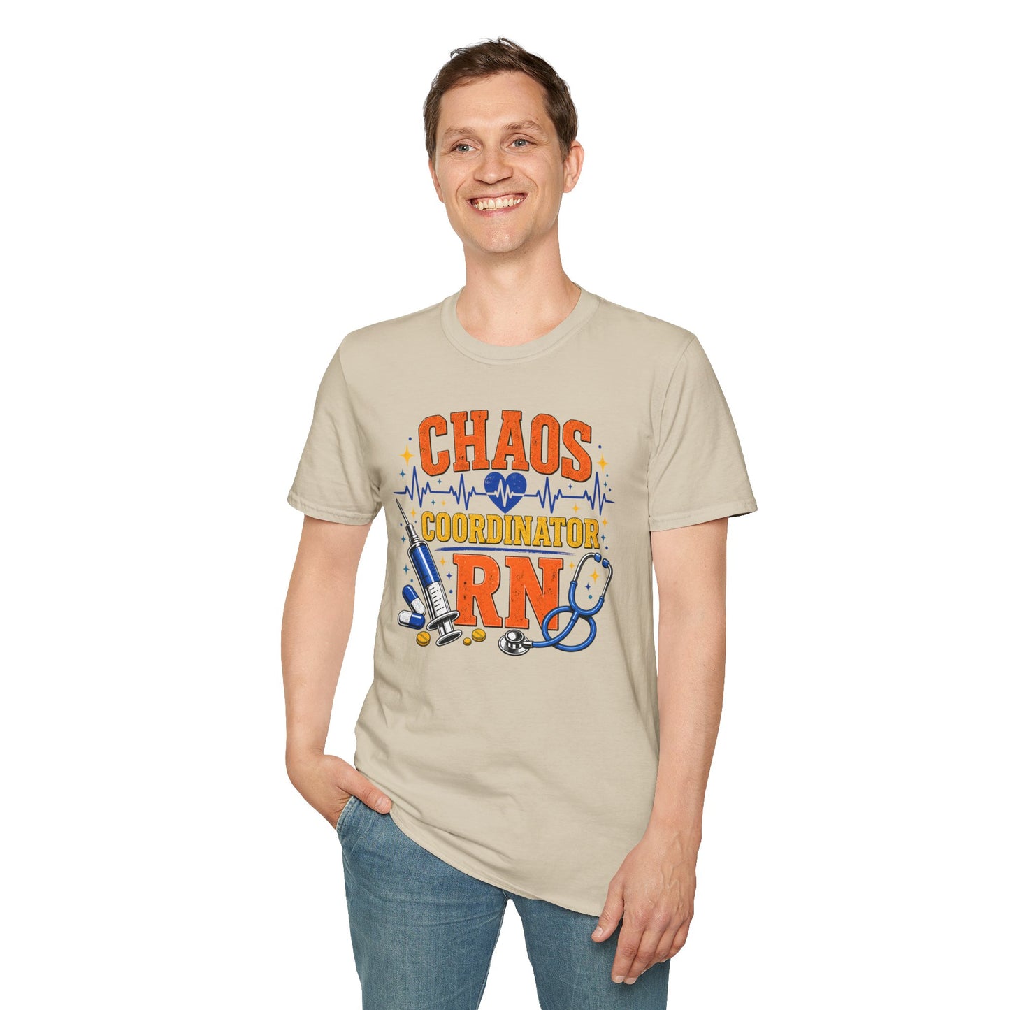 Chaos Coordinator RN Shirt – Funny Nurse Shirt – Nurse Life Tee – Medical Humor Gift for Nurses, RN LPN CNA Nursing Shirt