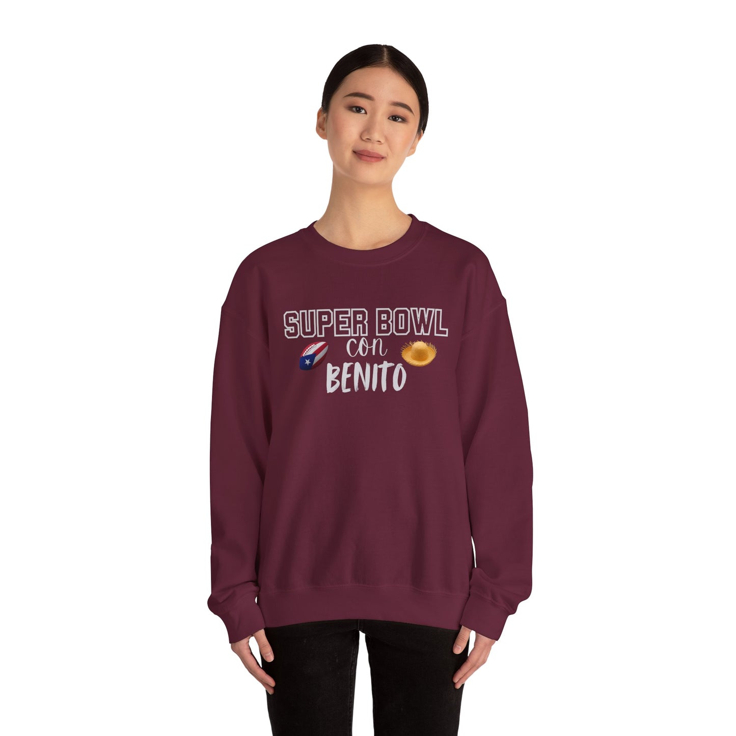 Benito Bowl Halftime 2026 Sweatshirt, Benito Bowl Shirt, Football Fan Gift, Puerto Rico Heritage Sweatshirt, Boriqua Pride Gift