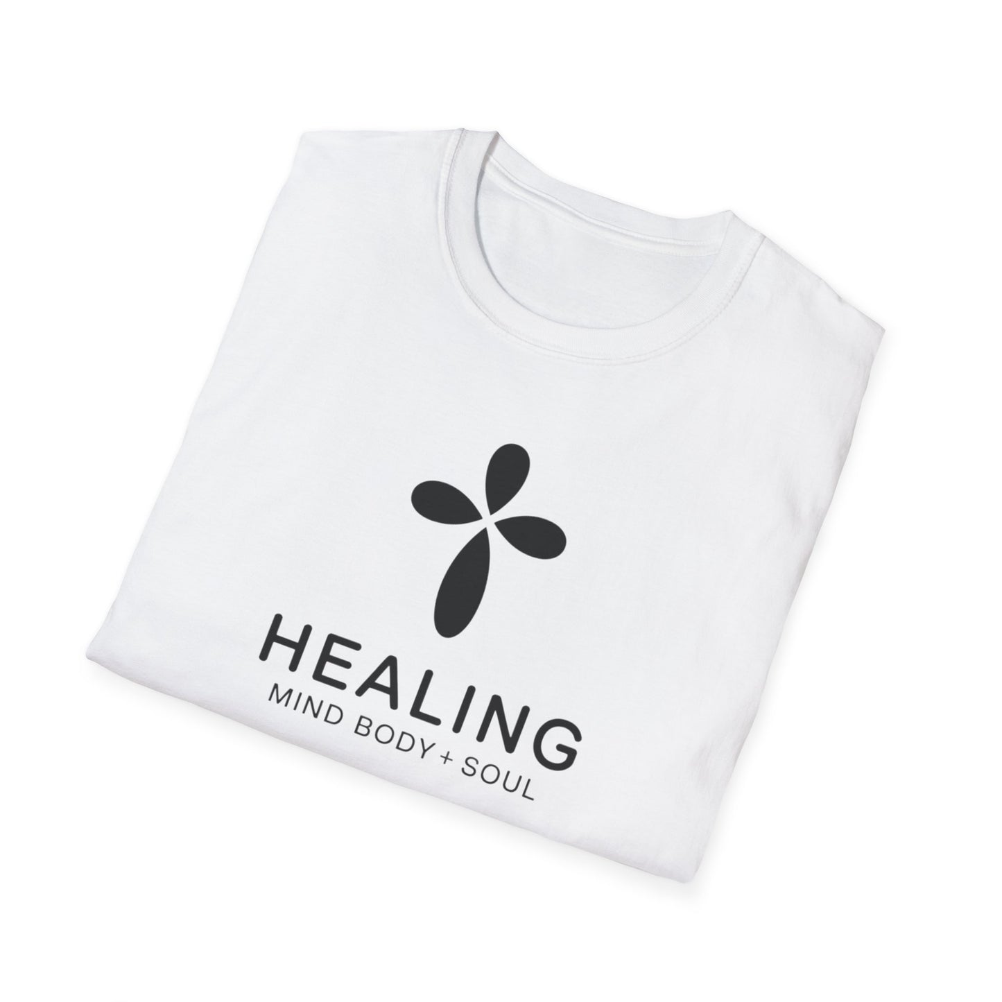 Healing Mind Body Soul T-Shirt – Minimalist Spiritual Wellness Tee, Inspirational Healing Shirt