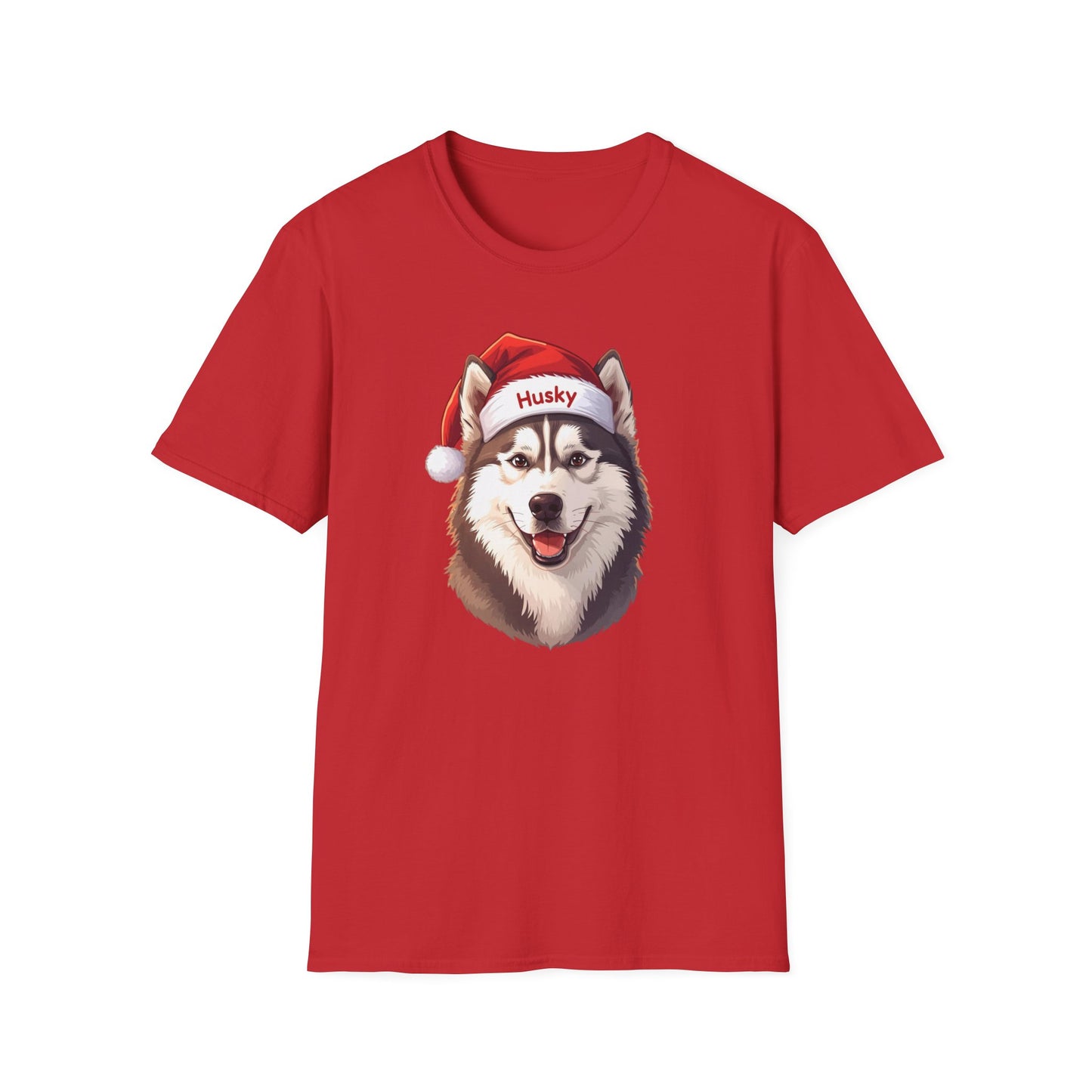 Siberian Husky Dog Portrait Shirt – Husky Dog Lover Gift, Cute Dog Mom Tee, Dog Dad Shirt, Pet Breed Apparel