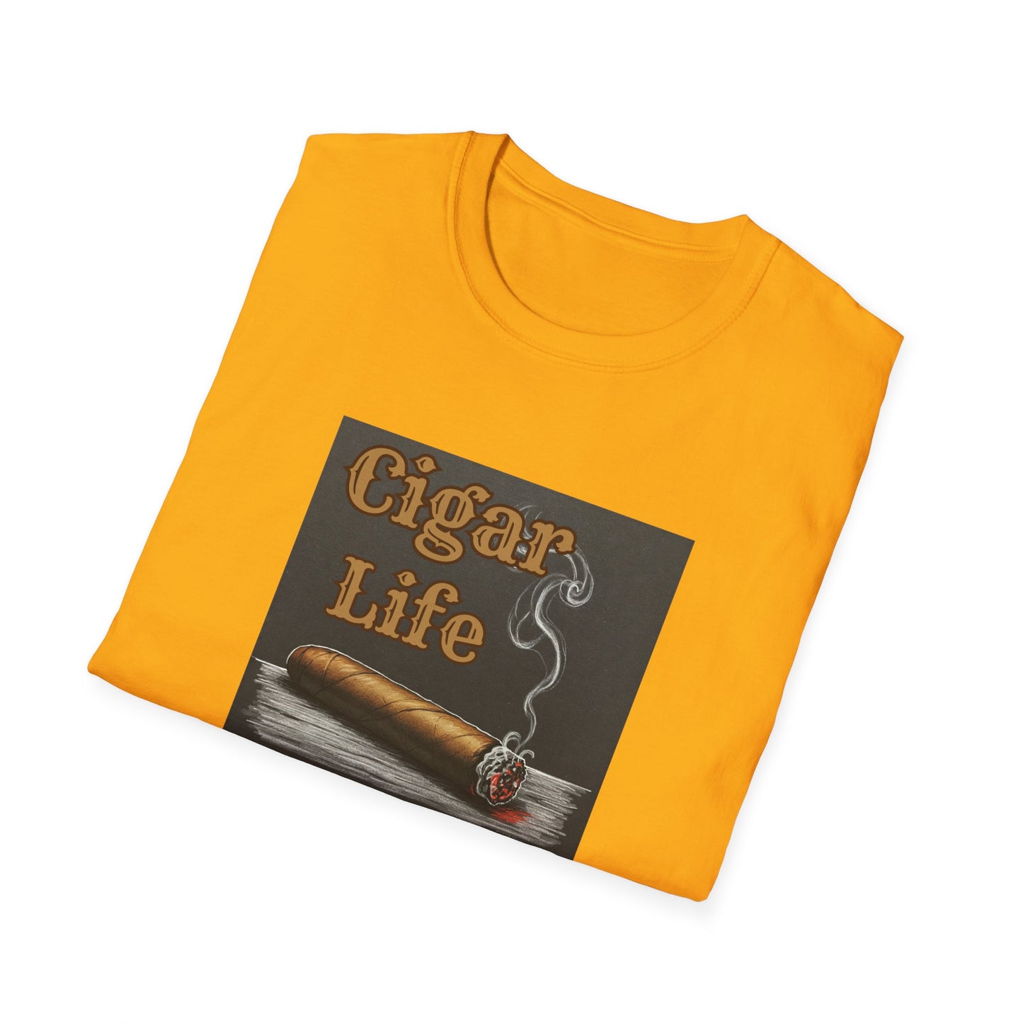 Cigar Life Unisex T-Shirt, BBQ Pool Party Shirt, Fathers Day Gift, Relaxation Leisure, Cigar lover Gift, Grandpa Gift