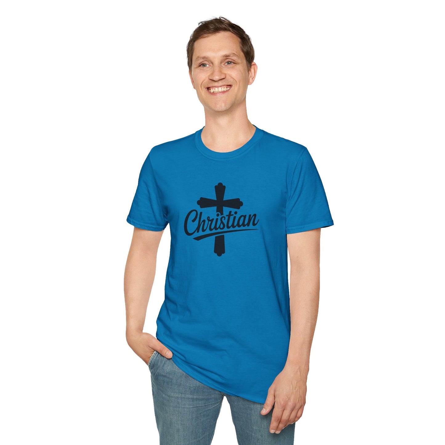 Christian Cross T-Shirt – Faith-Based Religious Tee for Men & Women, Inspirational Christian Apparel