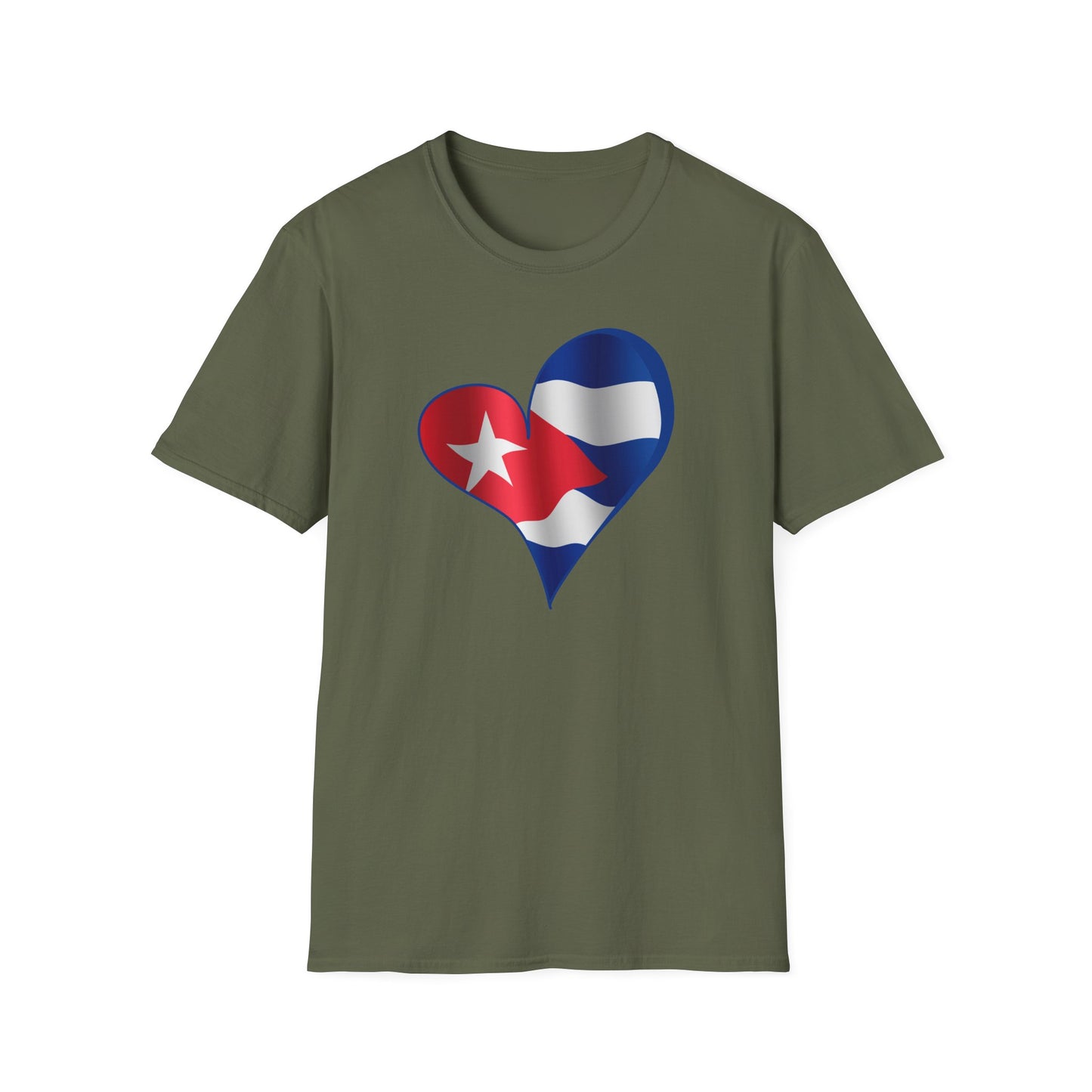 Cuba in my Heart T-Shirt, Cuba Shirt, Cuban Gift, Cuban Flag Shirt, Cubano Shirt, Cuban Flag shirt, Mother's Day Gift, Father's Day Gift