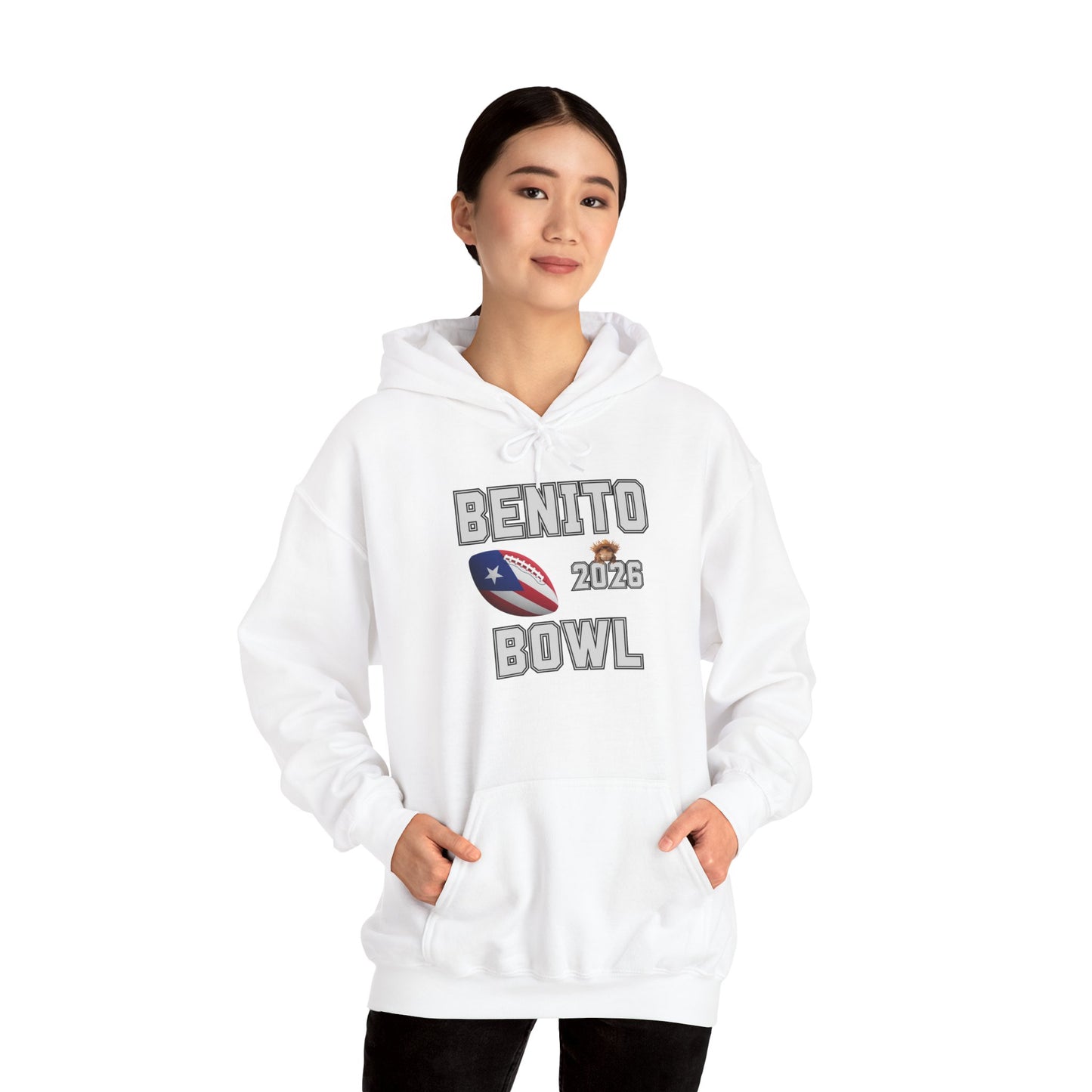 Benito Bowl Halftime Shirt 2026 Hoodie, Benito Bowl Hooded Sweatshirt, Football Fan Gift, Puerto Rico Heritage Hoodie, Boriqua Pride Gift