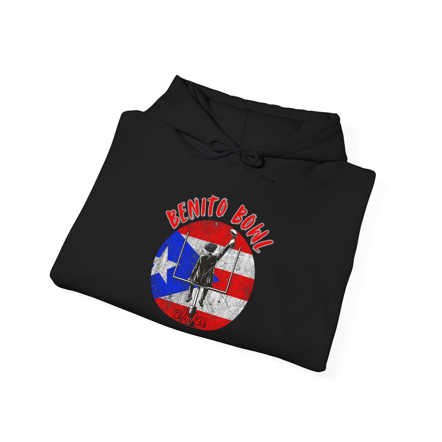 Benito Bowl 2/8/26 Puerto Rico Heritage Hoodie, Boricua Pride Football Fan gift