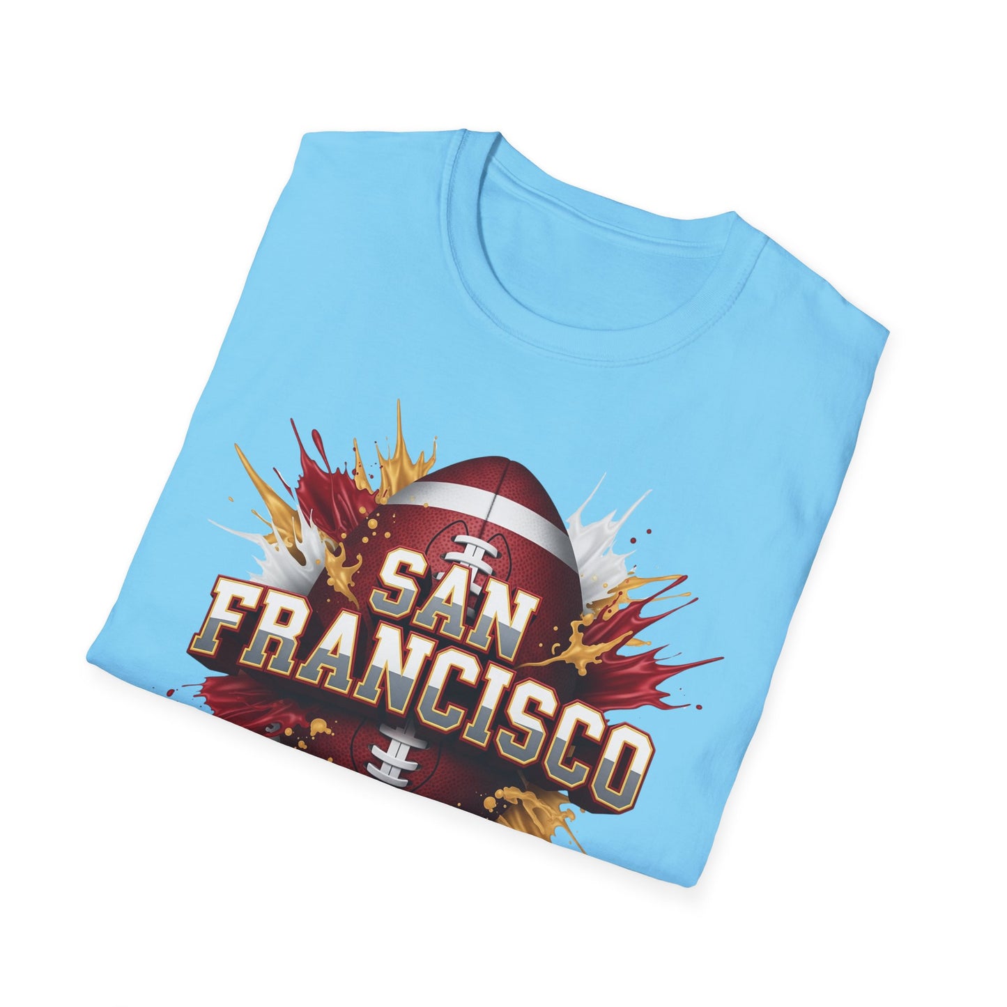 San Francisco Football Unisex T-Shirt, San Francisco Team Tee, Football Gift for San Francisco Fans, Game Day Shirt, Sports Fan Apparel