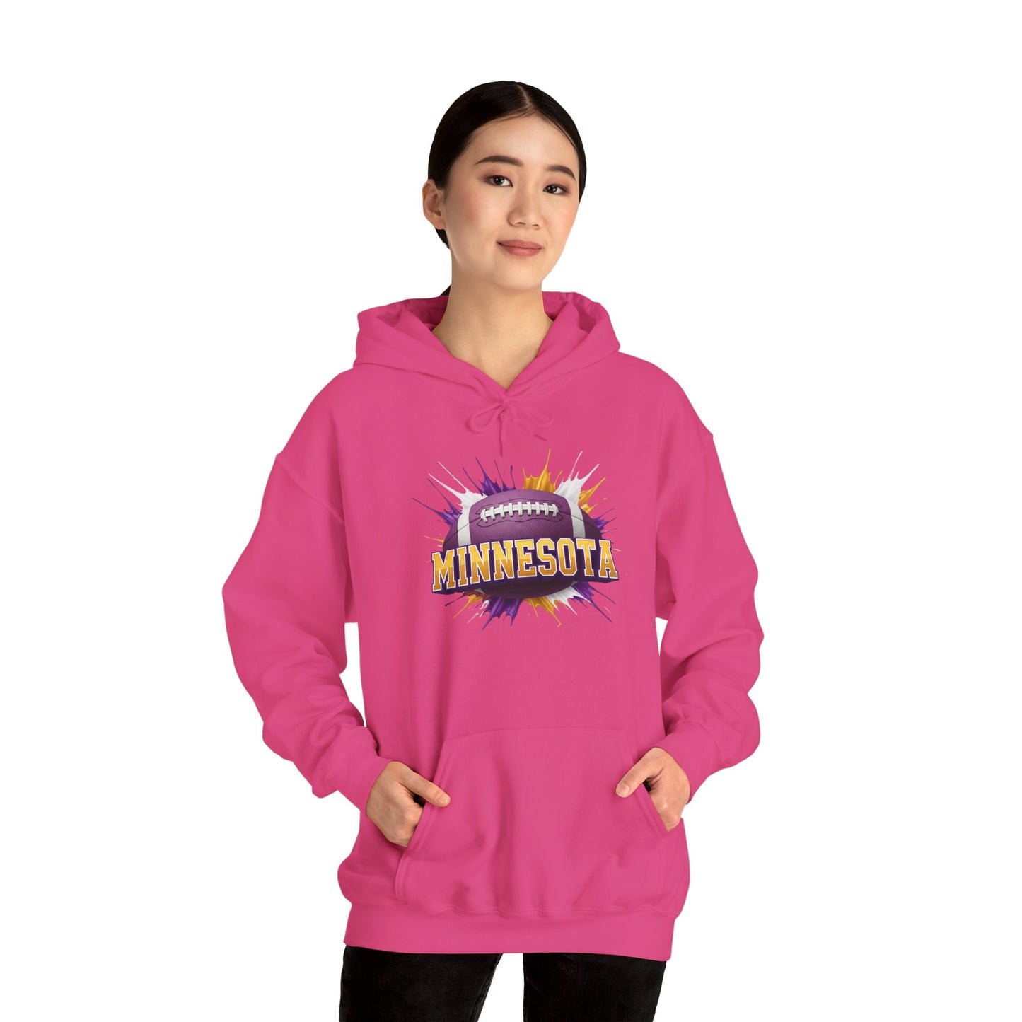 Minnesota Football Hoodie, Minnesota Team Hoodie, Football Gift for Minnesota Fans, Game Day Sports Fan Apparel, Football Fan Gift