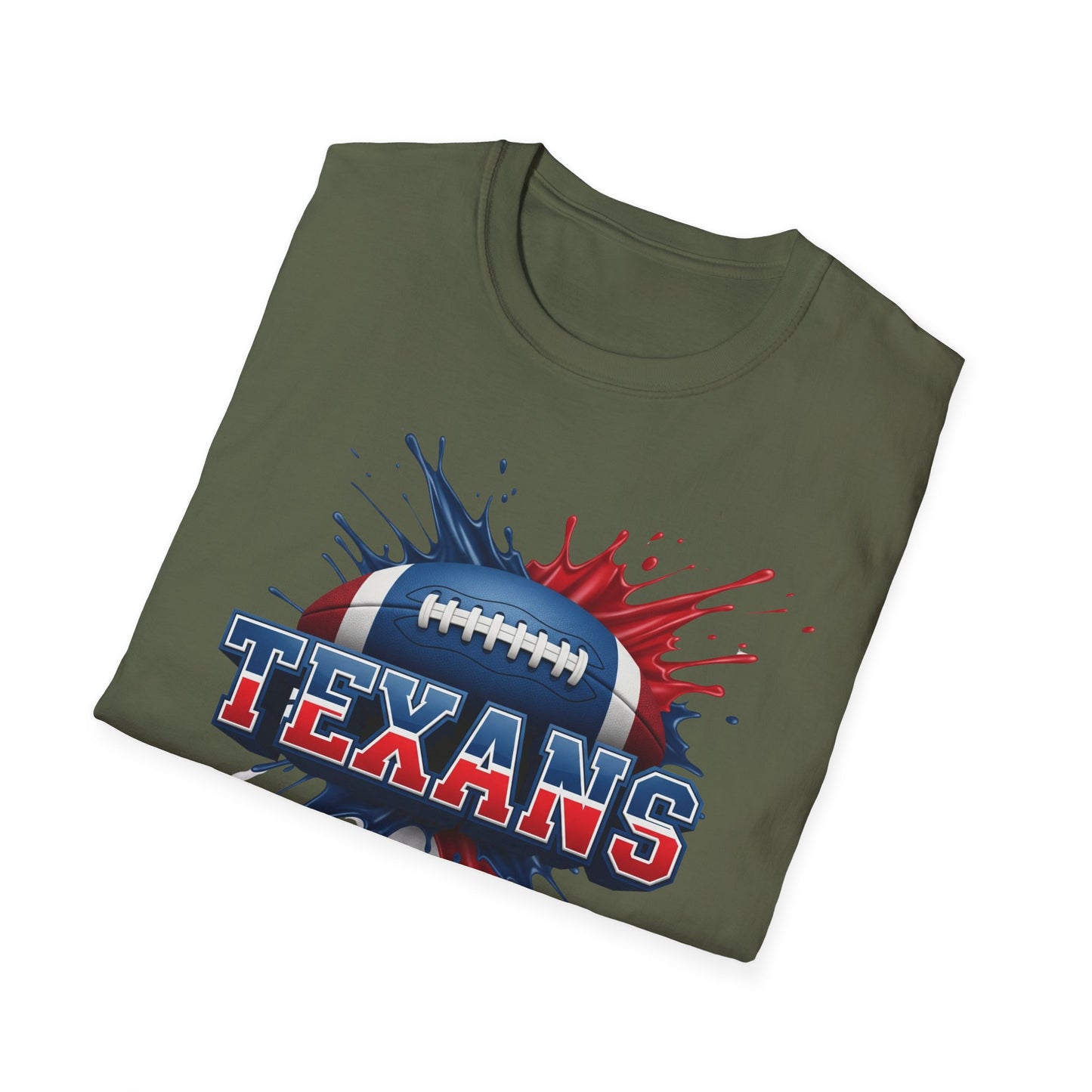 Houston Football Unisex T-Shirt, Houston Team Tee, Football Gift for Houston Fans, Game Day Shirt, Sports Fan Apparel, Football Tee