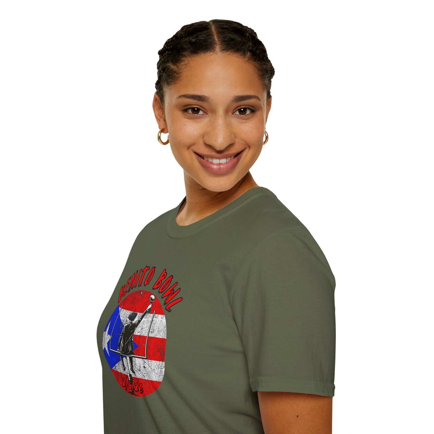 Benito Bowl 2/8/26 T-Shirt – Puerto Rico Heritage Tee, Boricua Pride Football Fan Shirt