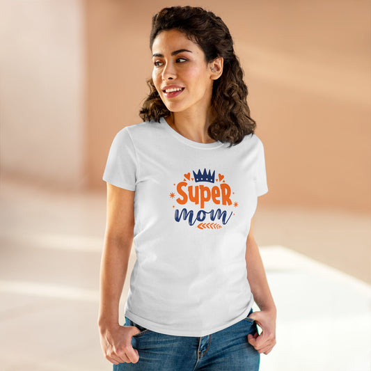Supermom T-Shirt, Gift for Mom, Cute Summer Top, Mother's Day Gift, Family Gatherings, Casual Wear, Mom's Birthday, Supermom