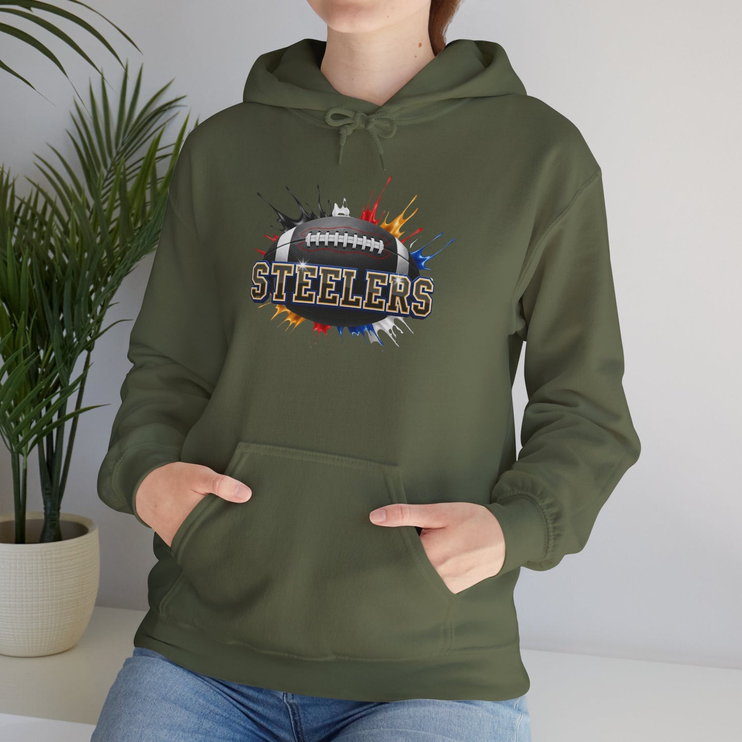 Pittsburgh Football Hoodie, Pittsburgh Team Hoodie, Football Gift for Pittsburgh Fans, Game Day Sports Fan Apparel, Football Fan Gift