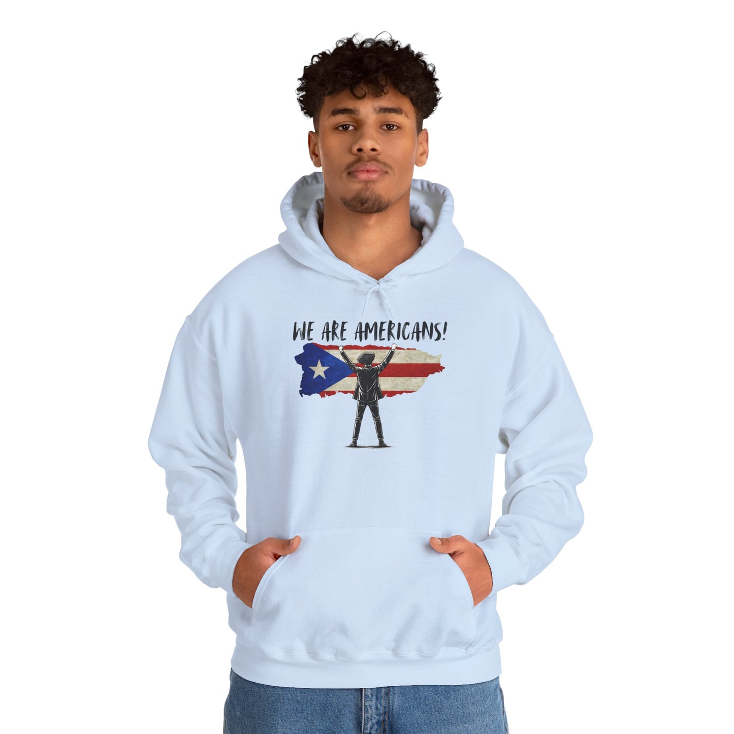 Benito We are Americans Hoodie, Benito Bowl, Football Fan Gift, Puerto Rico Boricua Heritage Culture Pride Hoodie