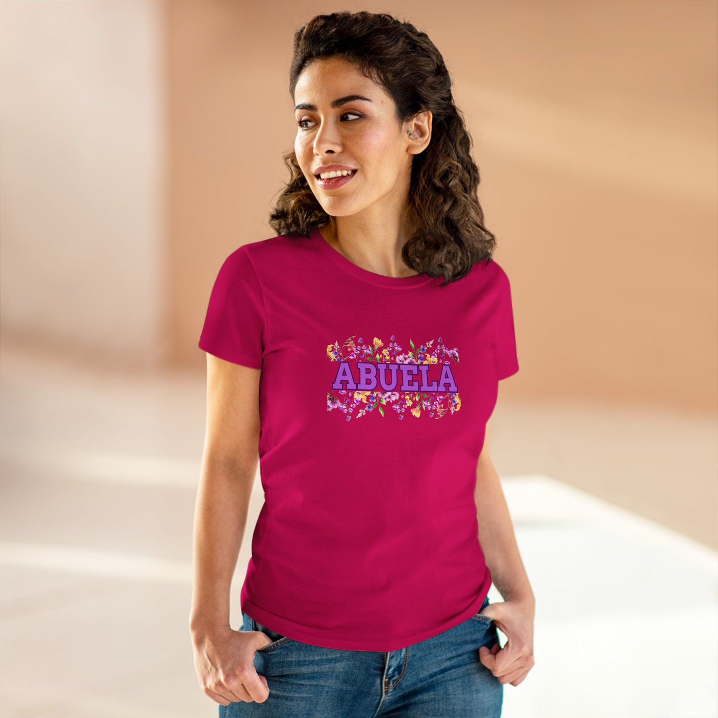 Abuela con Flores Shirt, Gift for Grandma, Gift for Abuela, Mothers Day Gift, Dia de las madres regalo, Abuela Gifts, Gift for Mom