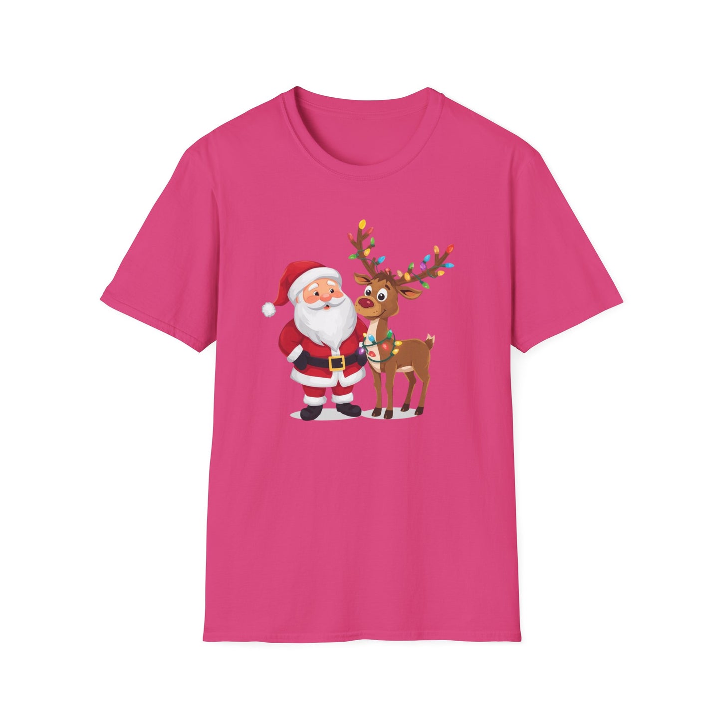 Santa and Rudolph Shirt, Family Christmas Shirts, Christmas T Shirt, Holiday Shirt, Cute Xmas Shirt for the family, Holiday Gift
