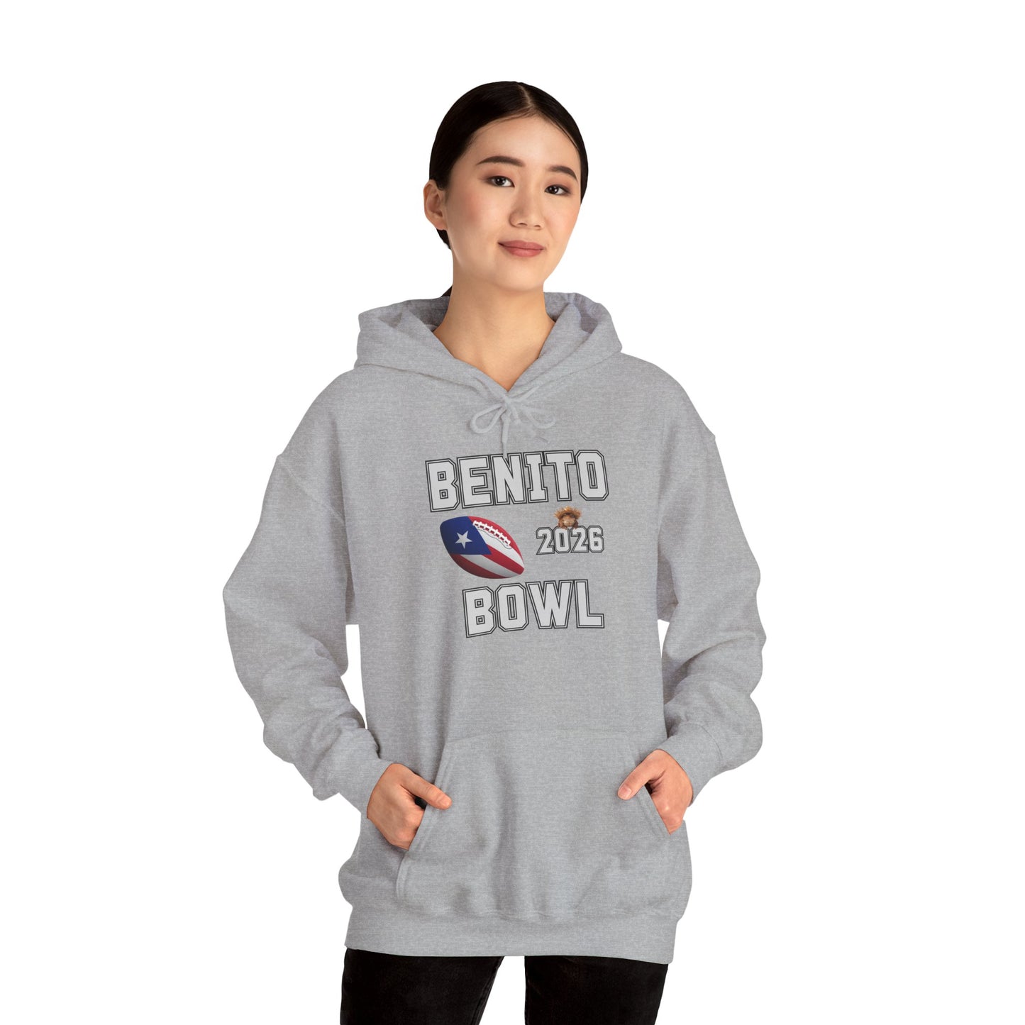 Benito Bowl Halftime Shirt 2026 Hoodie, Benito Bowl Hooded Sweatshirt, Football Fan Gift, Puerto Rico Heritage Hoodie, Boriqua Pride Gift