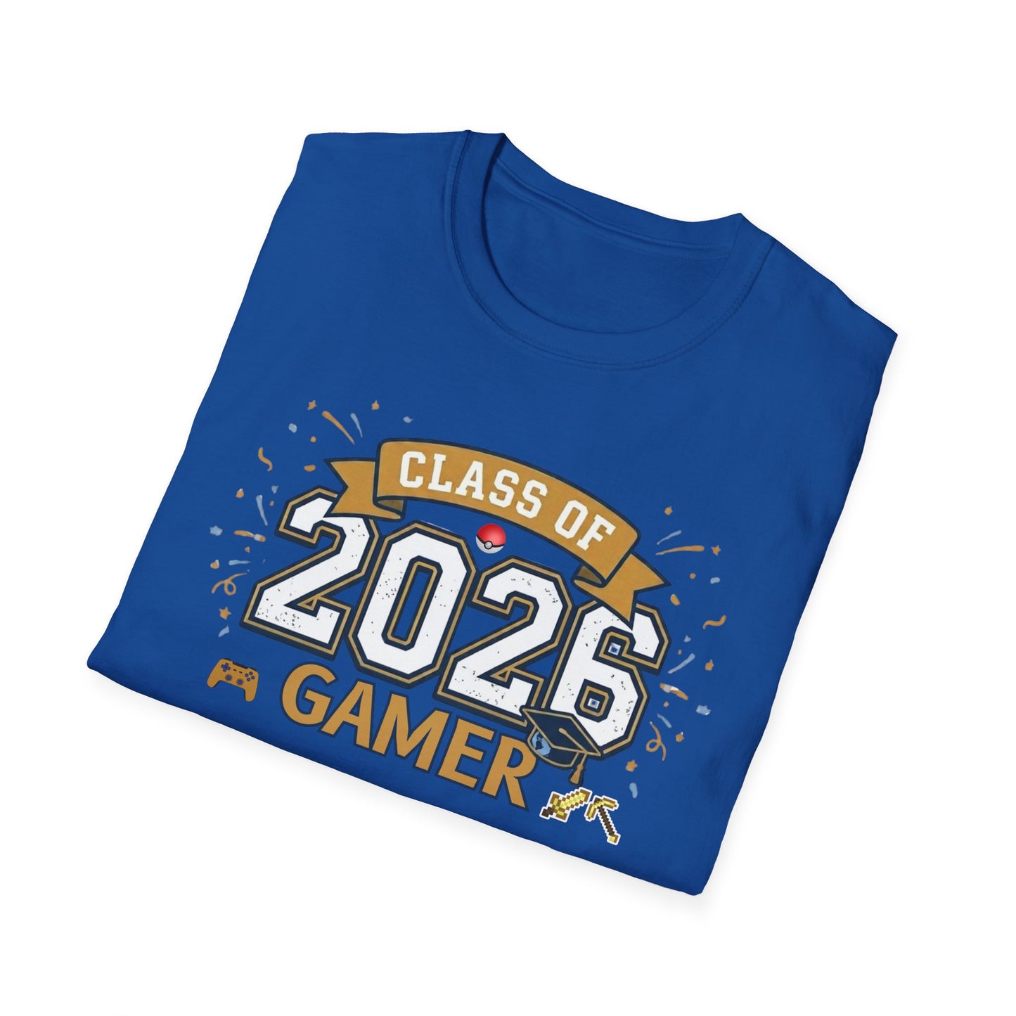 Class of 2026 Gamer T-Shirt – Graduation Gift for Gamers, Senior 2026 Shirt, Video Game Grad Tee, High School or College