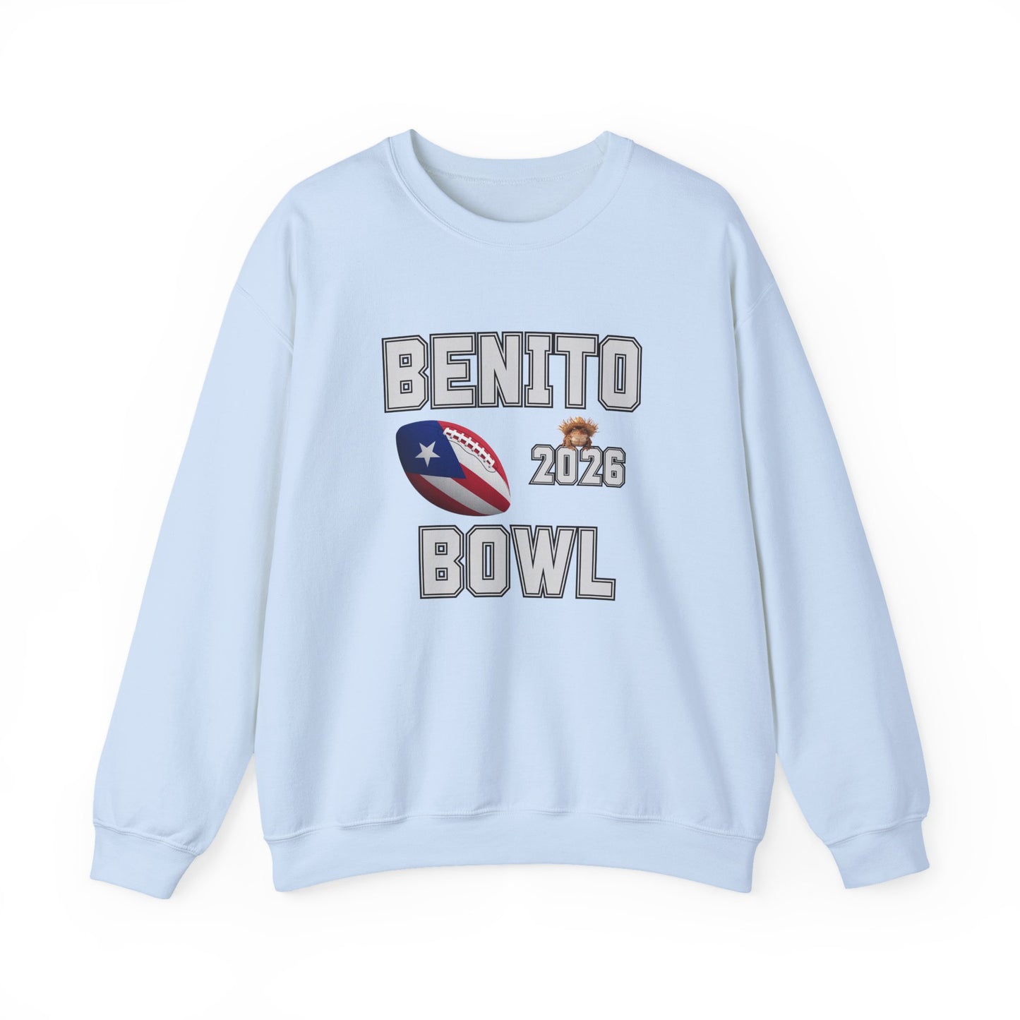 Benito Bowl Halftime 2026 Sweatshirt, Benito Bowl Shirt, Football Fan Gift, Puerto Rico Heritage Sweatshirt, Boriqua Pride Gift