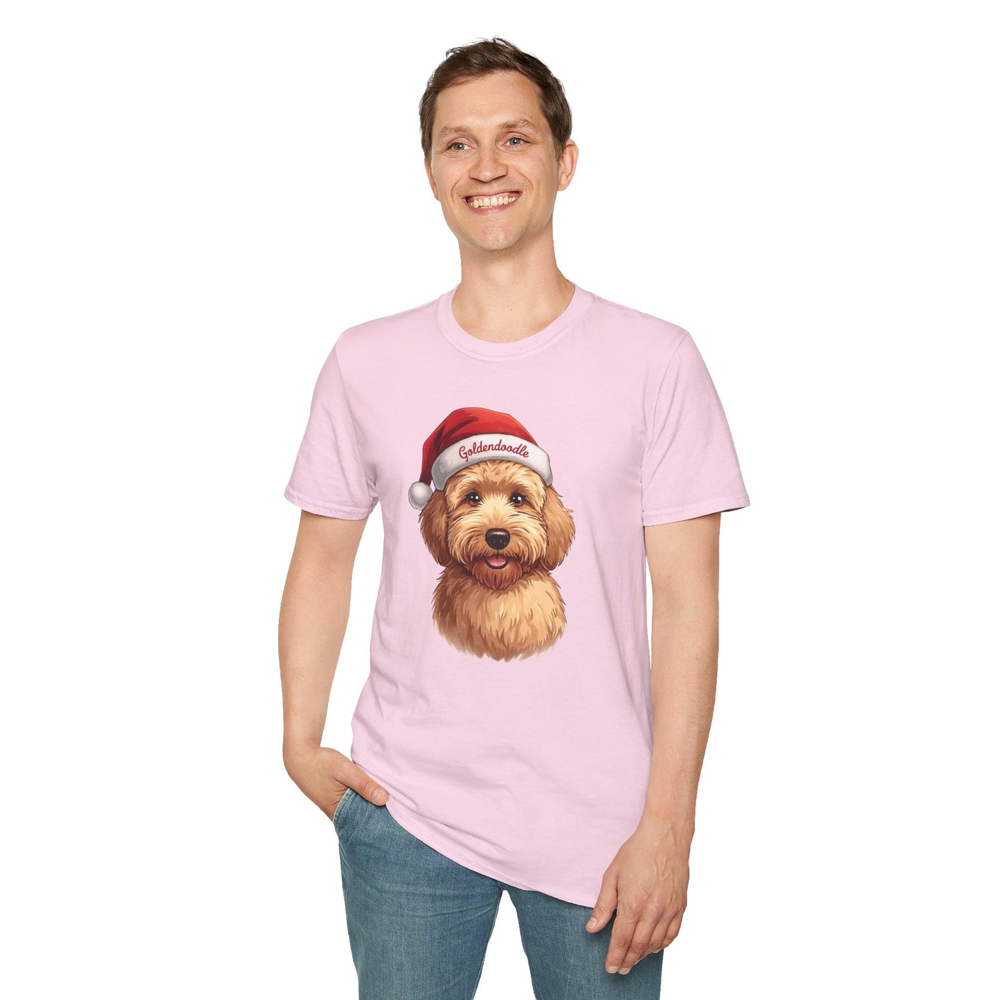 Goldendoodle Dog Portrait Shirt – Goldendoodle Dog Lover Gift, Cute Dog Mom Tee, Dog Dad Shirt, Pet Breed Apparel