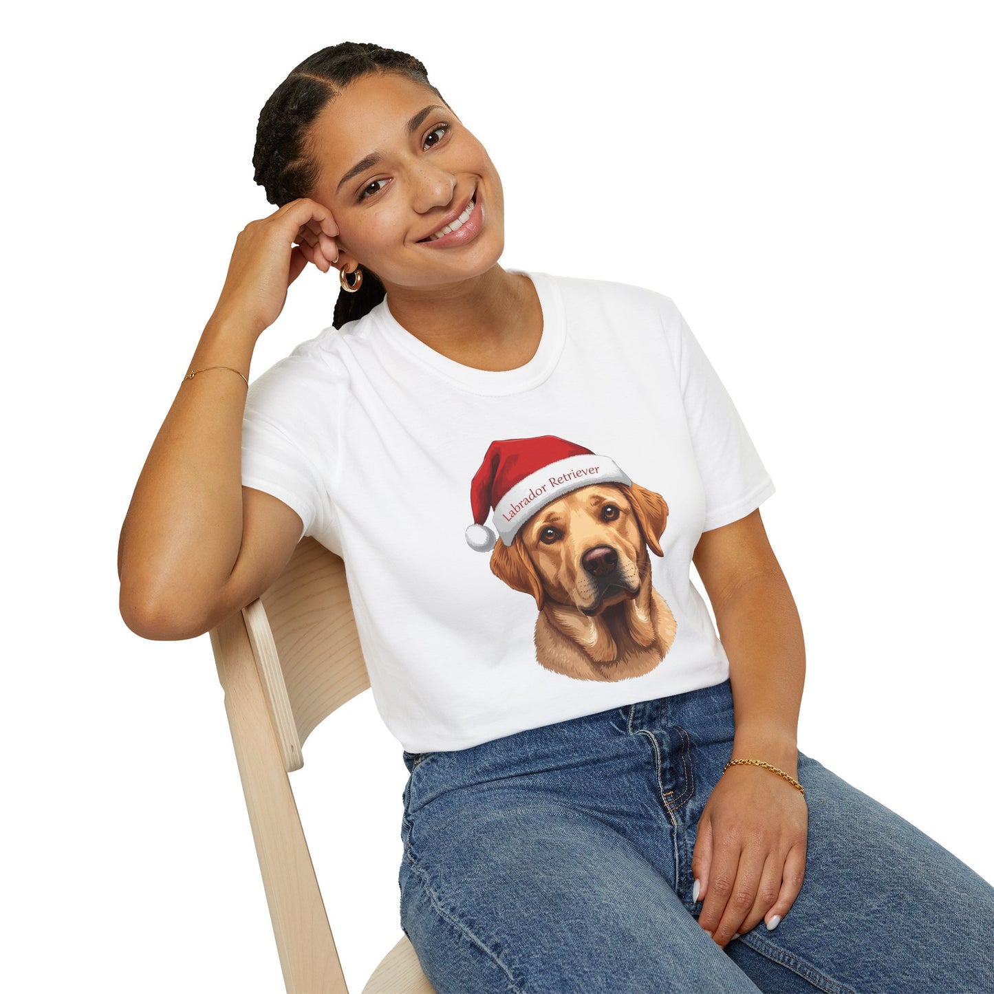 Labrador Retriever Dog Portrait Shirt – Lab Dog Lover Gift, Cute Dog Mom Tee, Dog Dad Shirt, Pet Breed Apparel