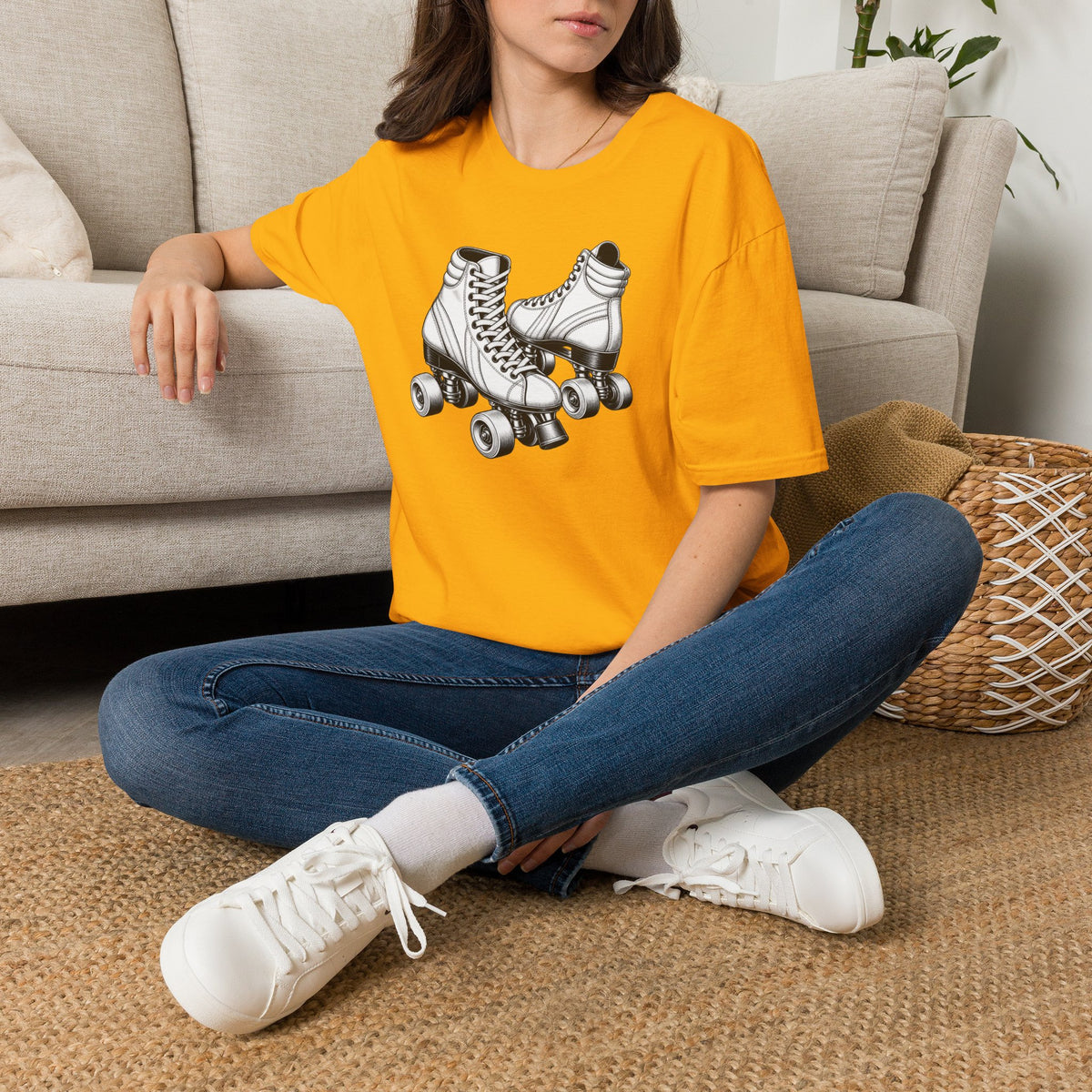 Retro Roller Skates Shirt, Quad Skate T-Shirt, Vintage Roller Rink Tee, Roller Skater Gift