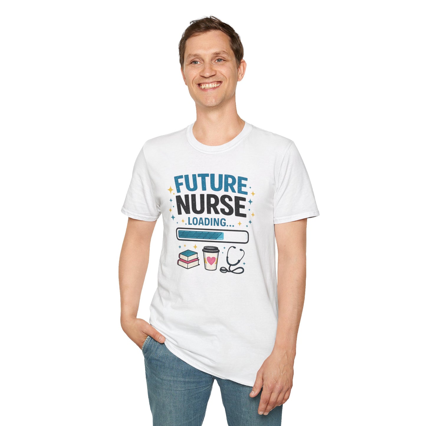 Future Nurse Loading Shirt – Funny Nursing Student T-Shirt, RN School Gift, Nursing School Graduation Tee, Nurse Student Gift Idea