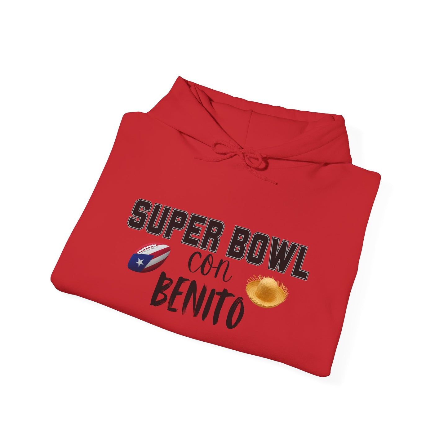 Benito Bowl Halftime Shirt 2026 Hoodie, Benito Bowl Hooded Sweatshirt, Football Fan Gift, Puerto Rico Heritage Hoodie, Boriqua Pride Gift