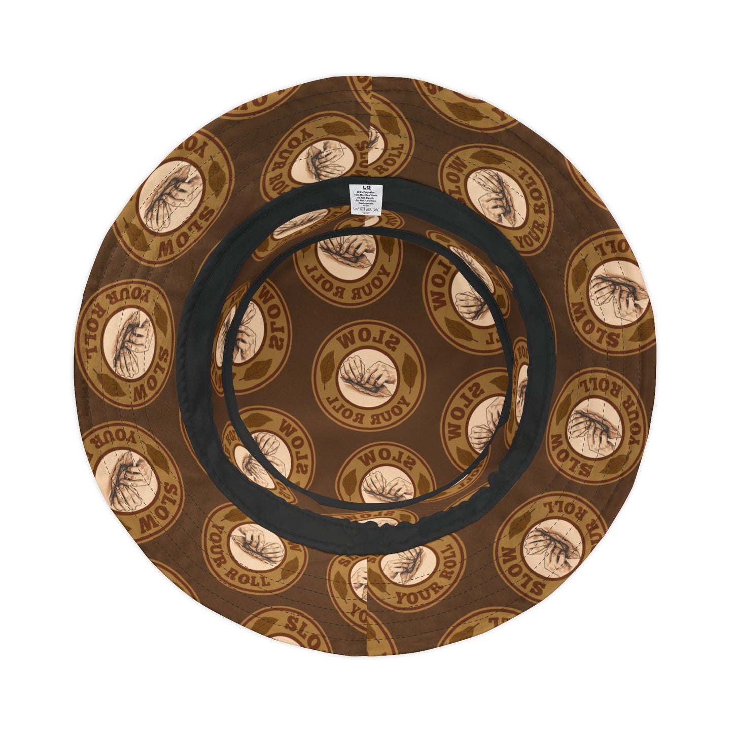 Slow Your Roll Cigar Bucket Hat, BBQ Pool Party Hat, Cigar lover Gift, Cigar Aficionado, Dad Gift, Bucket Hat, Cigar Smoker, Grandpa Gift