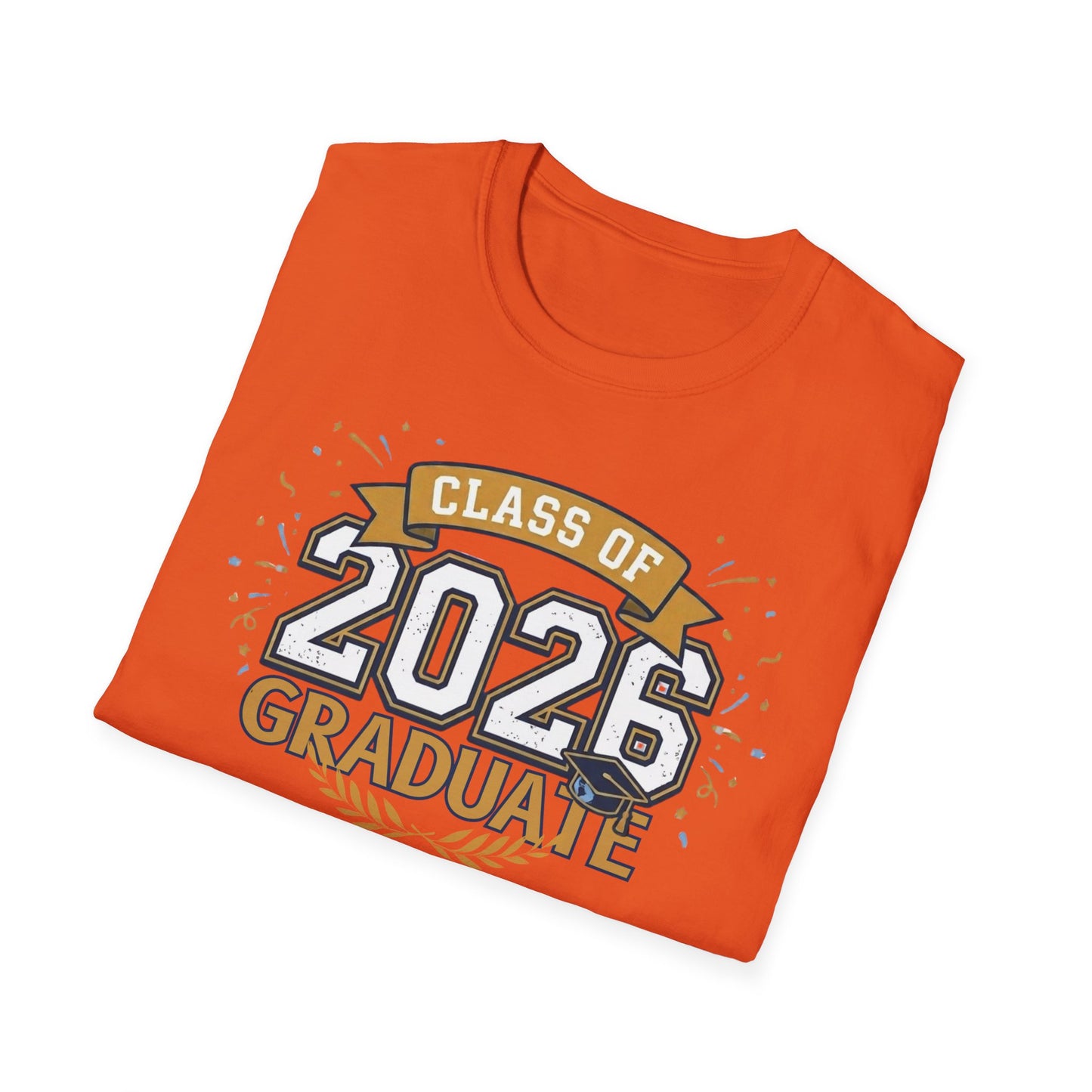 Class of 2026 Graduate T-Shirt – Graduation Gift Tee, Senior 2026 Shirt, High School or College Grad Celebration Apparel
