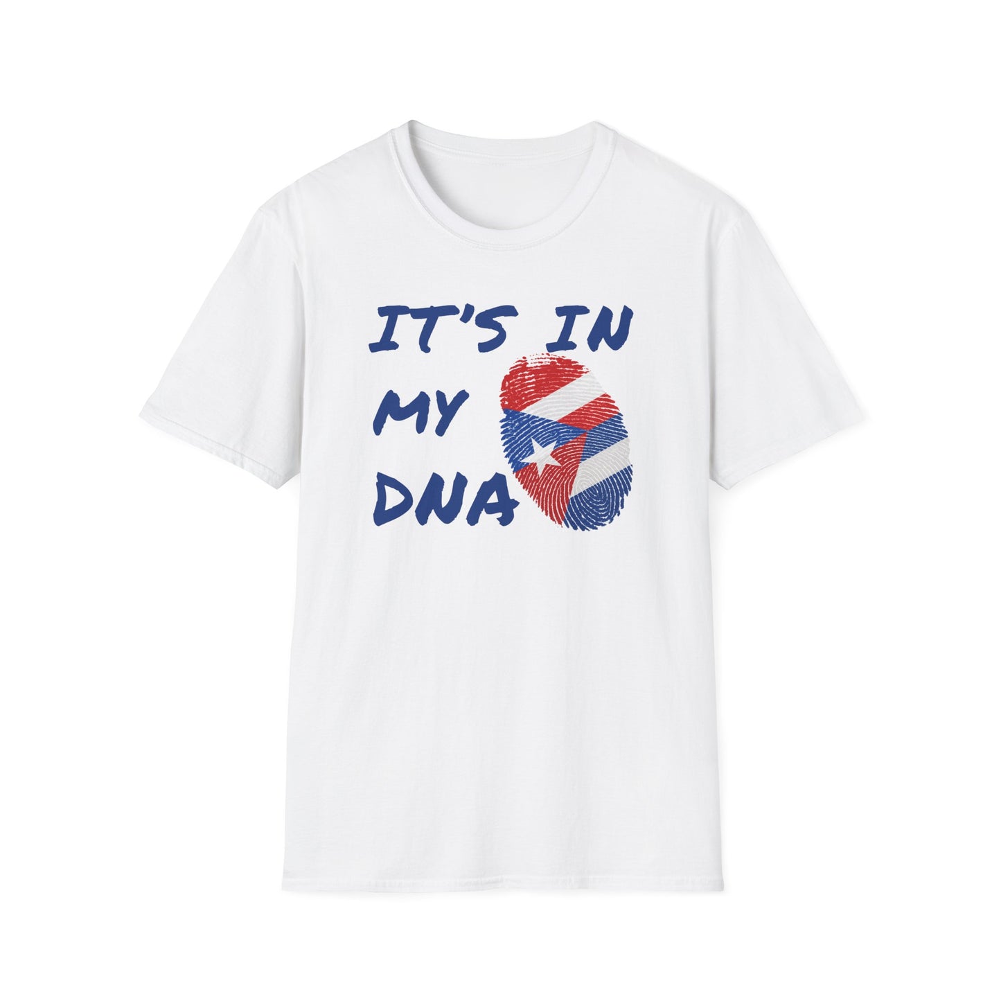 It's In My DNA Cuba-Rican Pride T-Shirt, Graphic Tee for Hispanic Heritage, Cuban - Puerto Rican Heritage, Cuba - Boriqua Pride Tee Gift